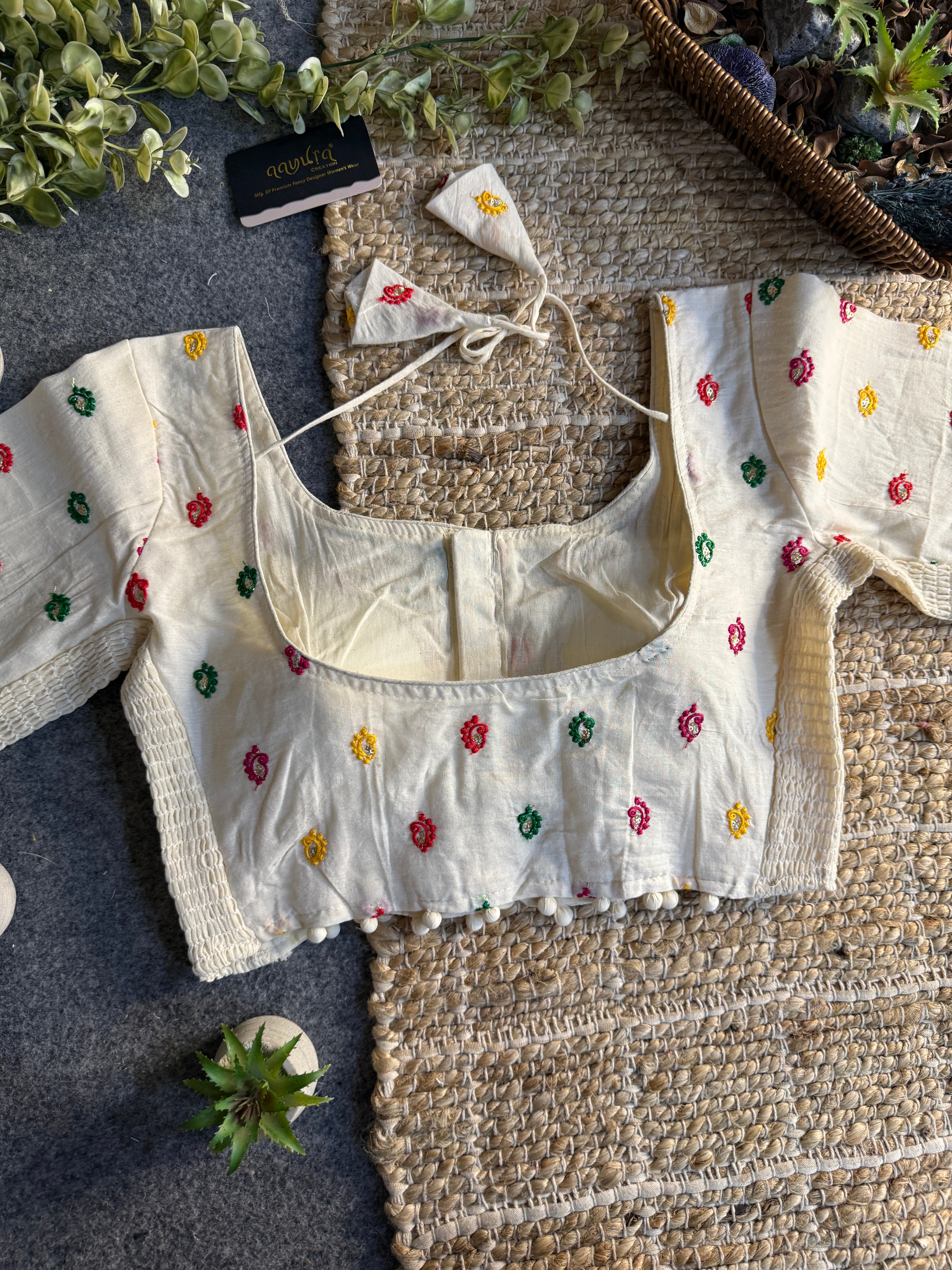 Ivory Bloom Blouse