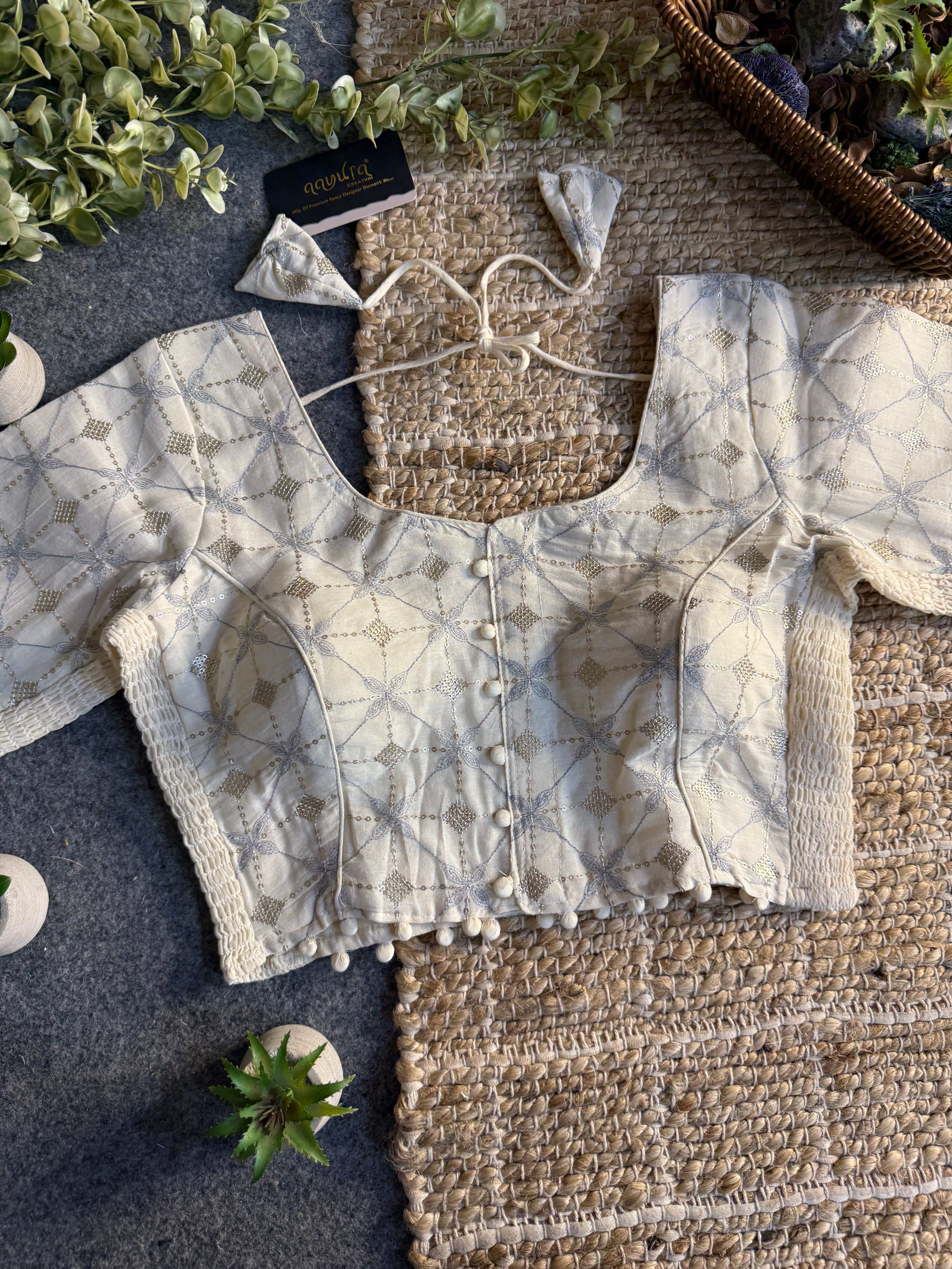 Ivory Bloom Blouse