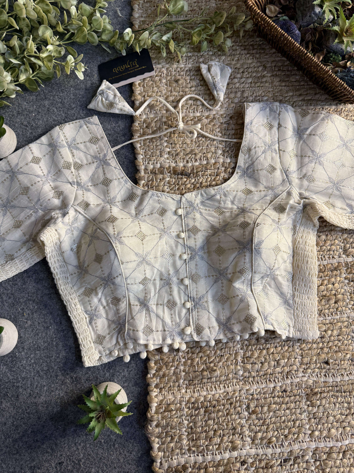Ivory Bloom Blouse