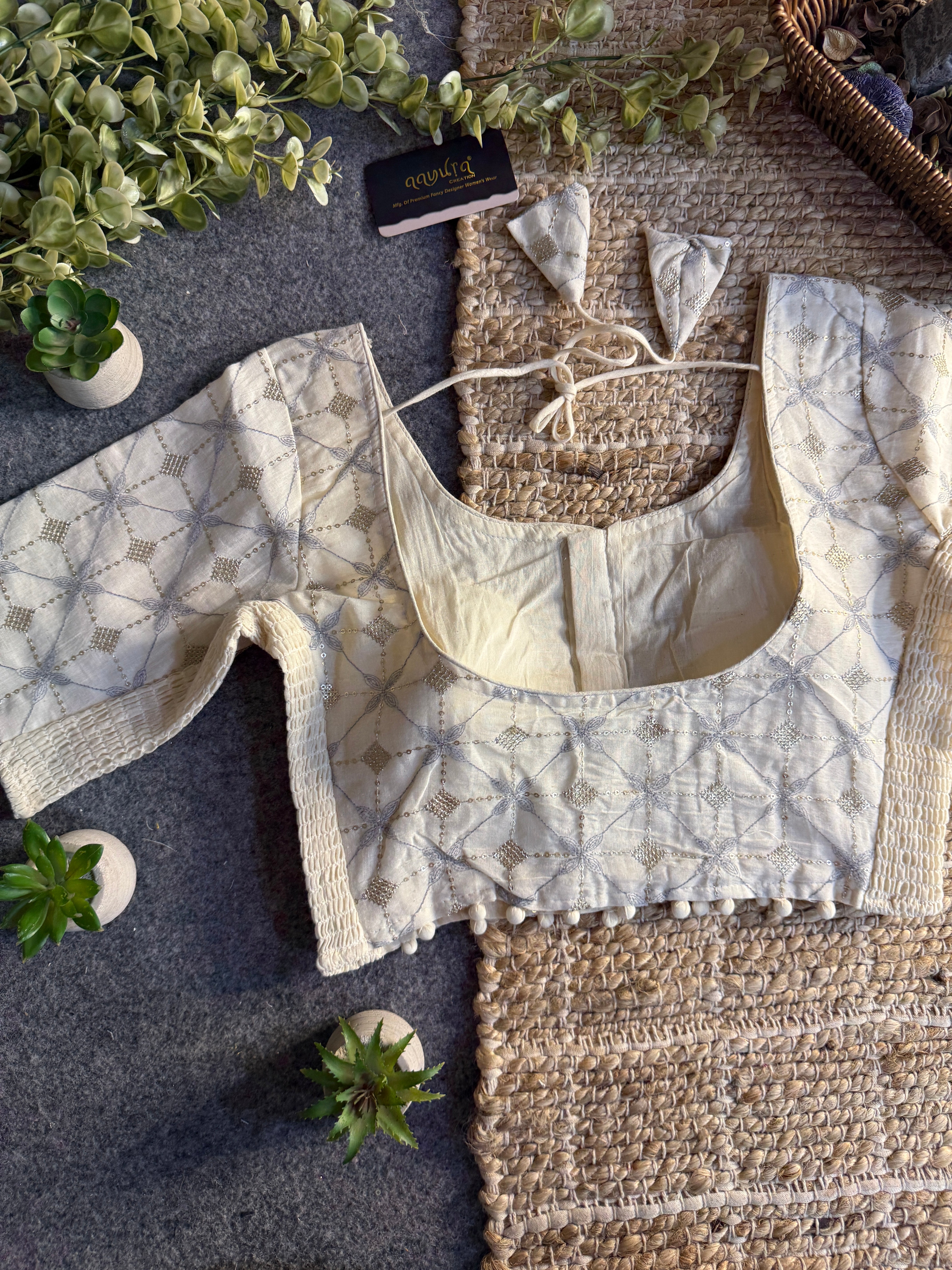 Ivory Bloom Blouse