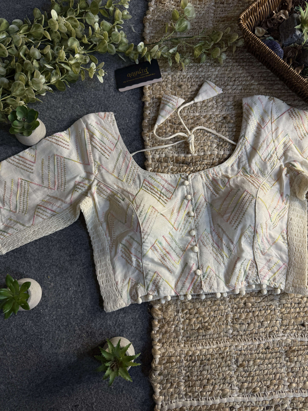 Ivory Bloom Blouse