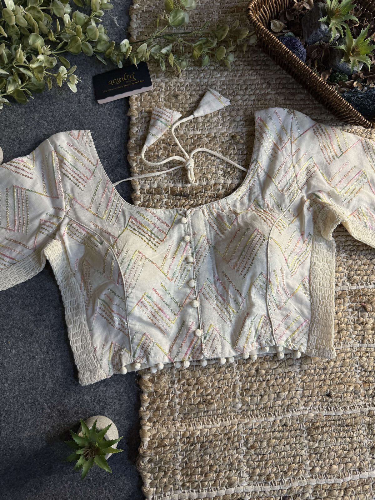 Ivory Bloom Blouse