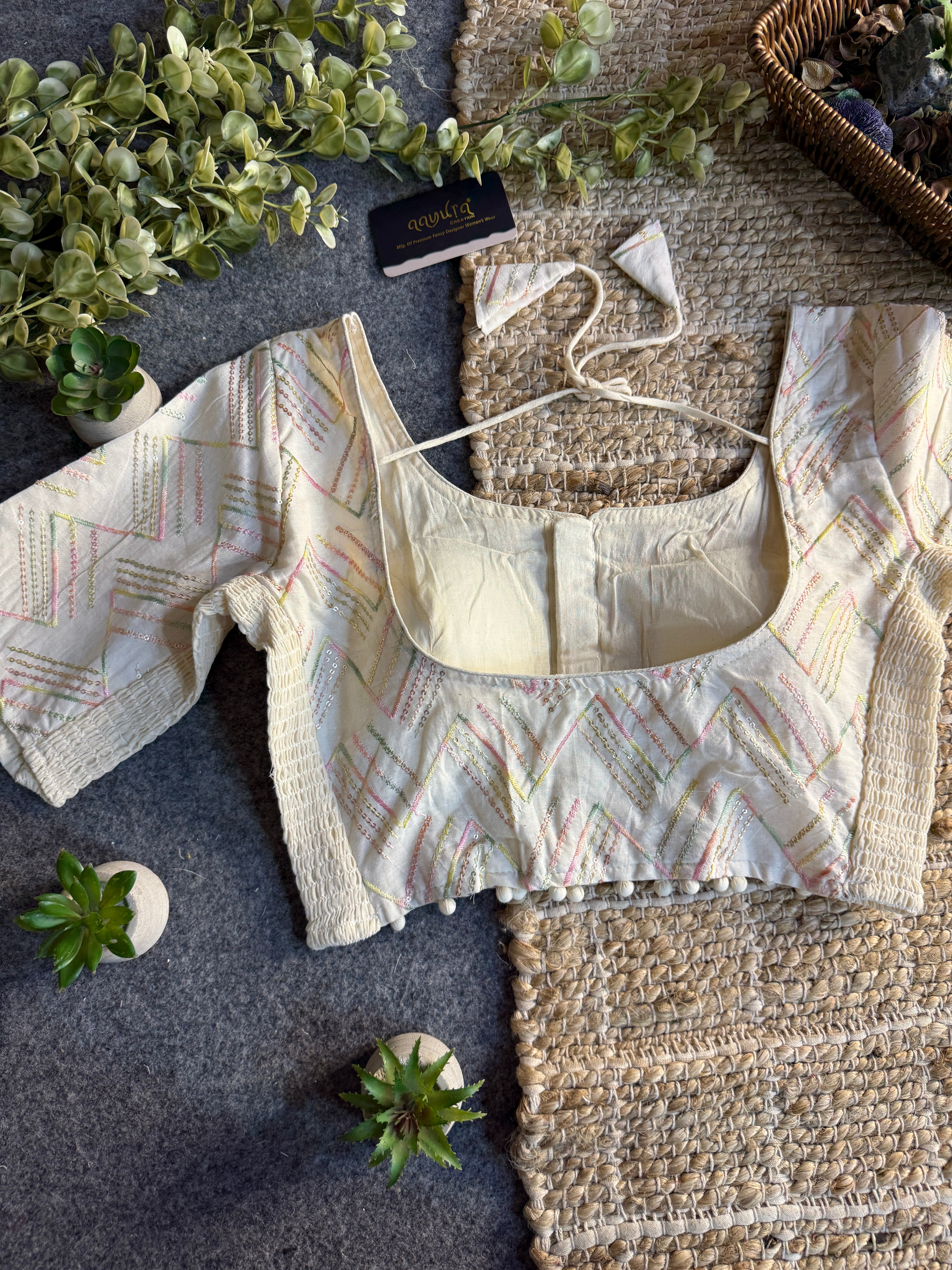 Ivory Bloom Blouse