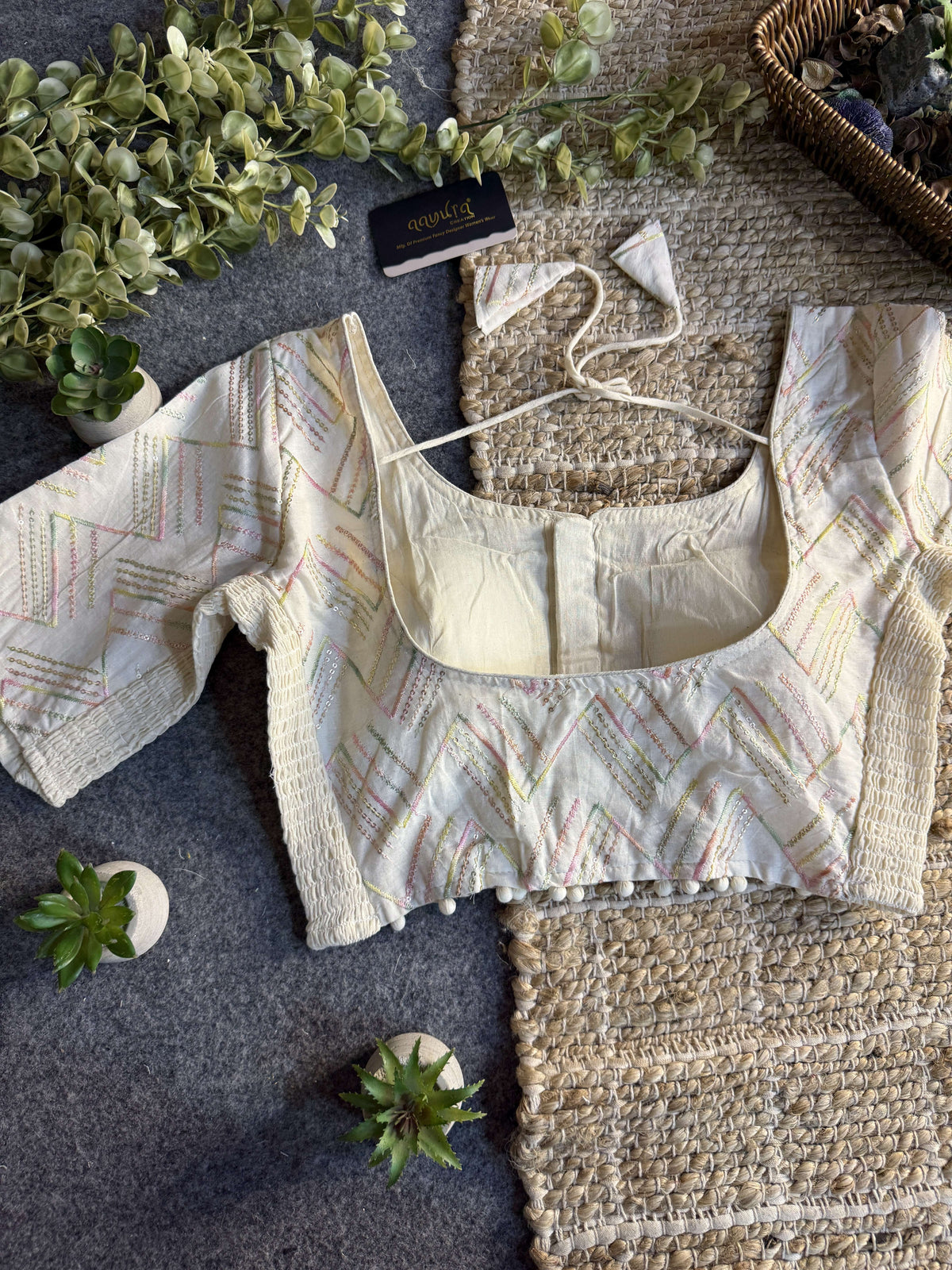 Ivory Bloom Blouse