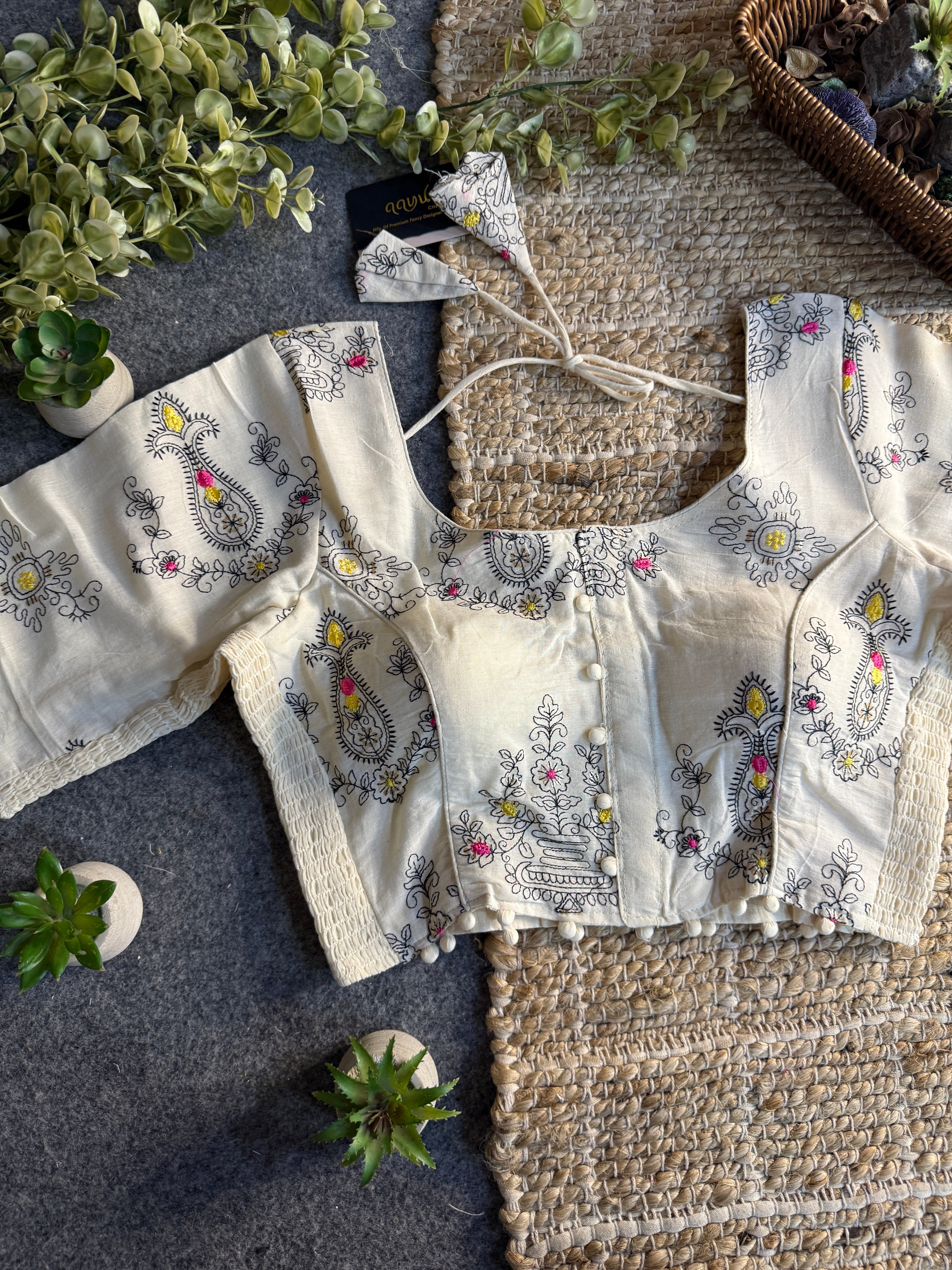 Ivory Bloom Blouse