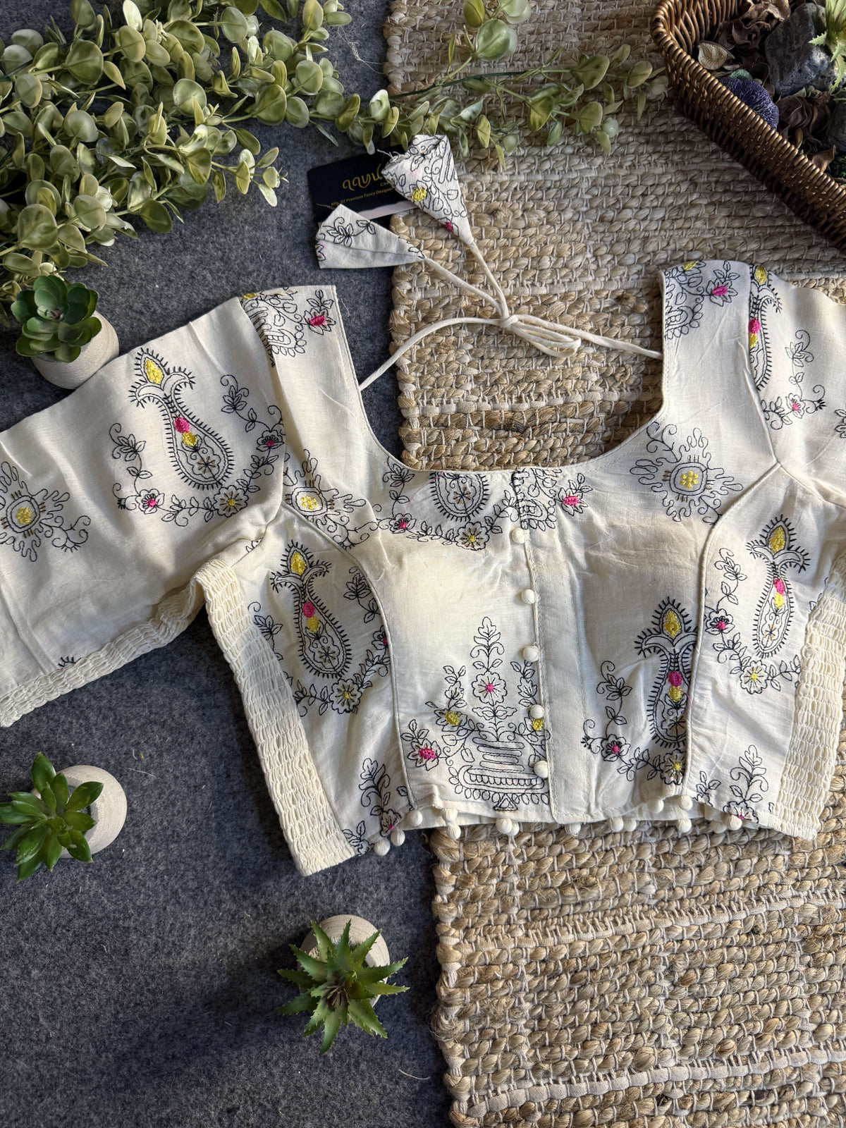 Ivory Bloom Blouse