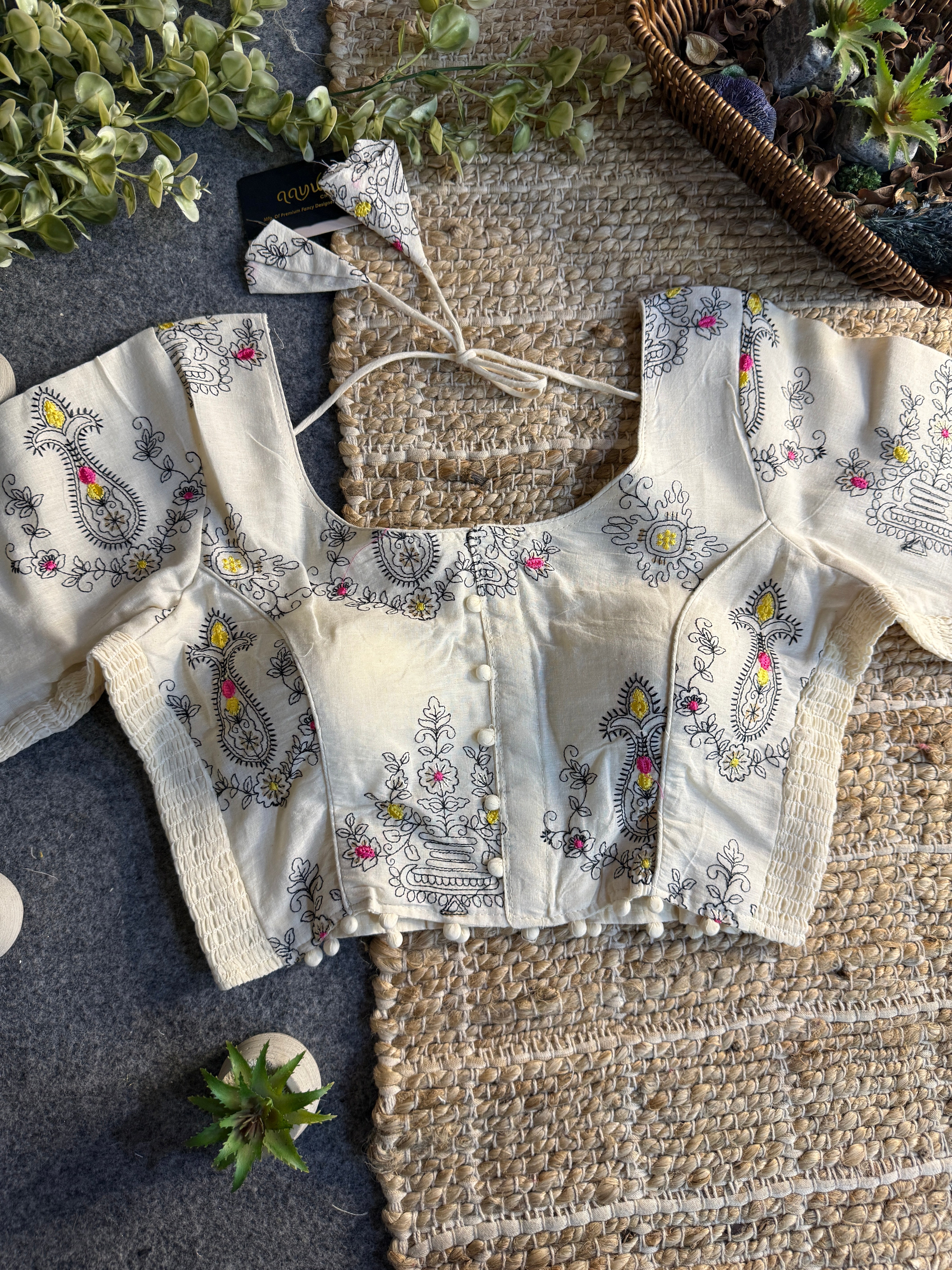 Ivory Bloom Blouse
