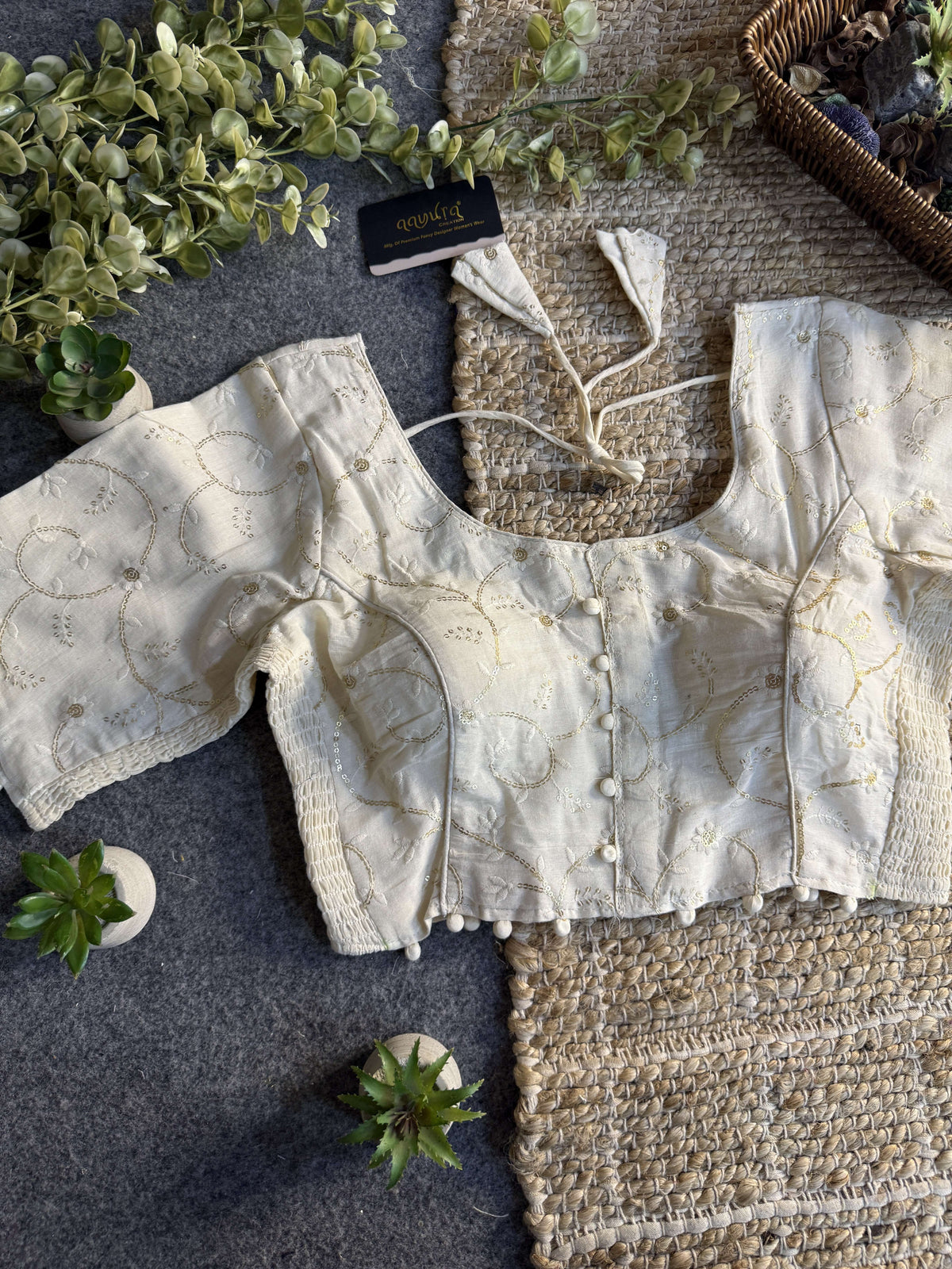 Ivory Bloom Blouse