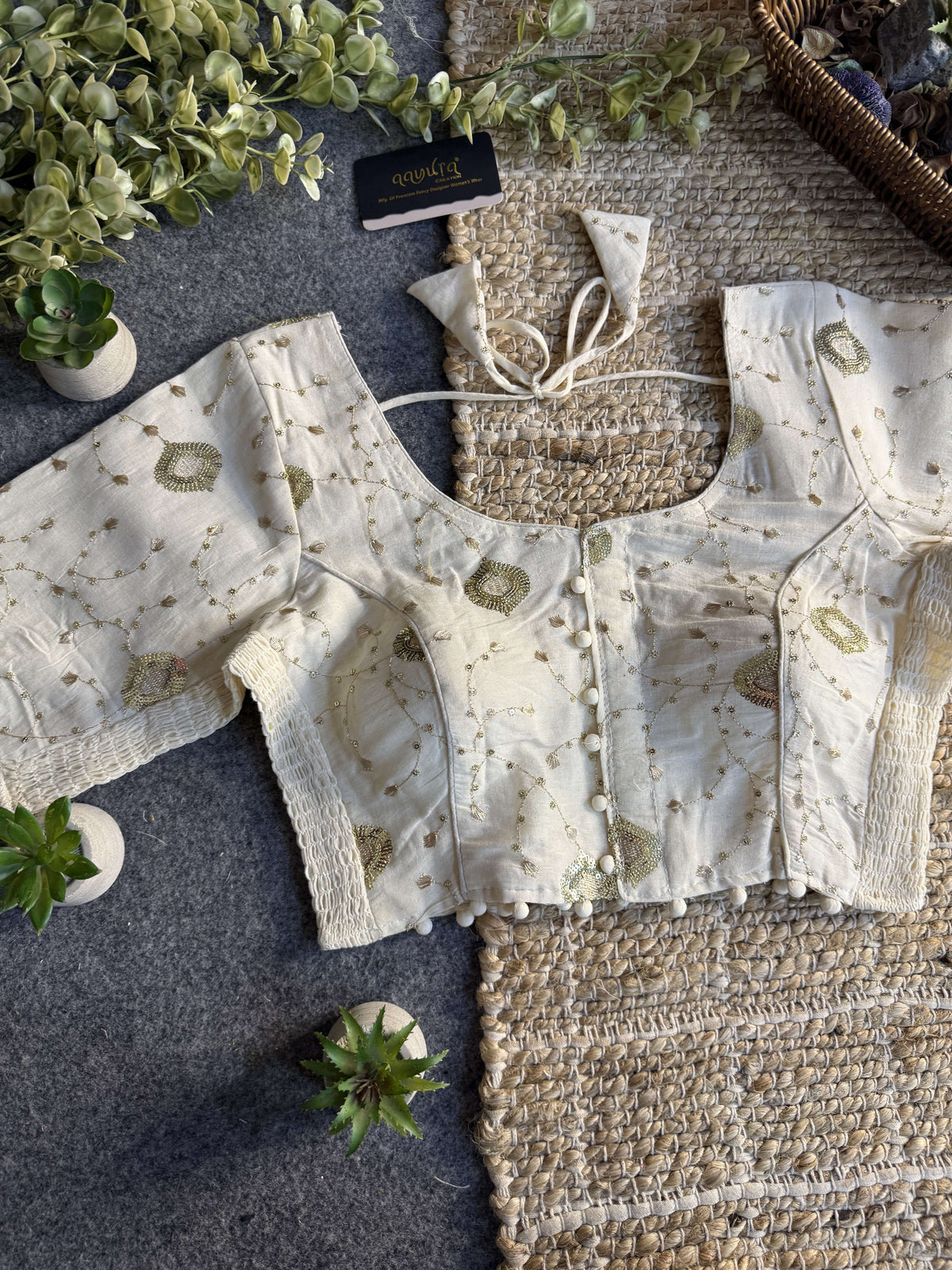 Ivory Bloom Blouse