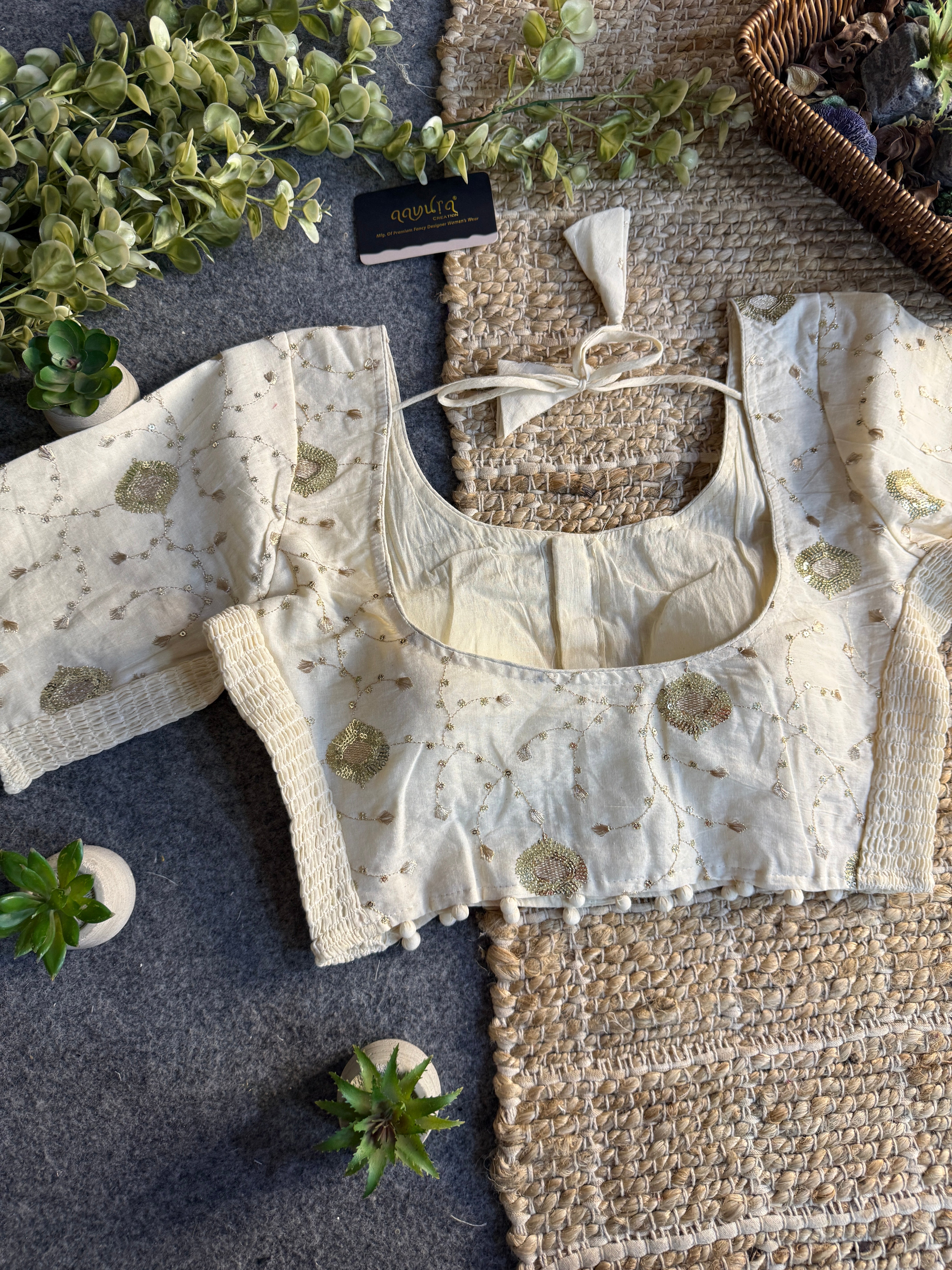 Ivory Bloom Blouse