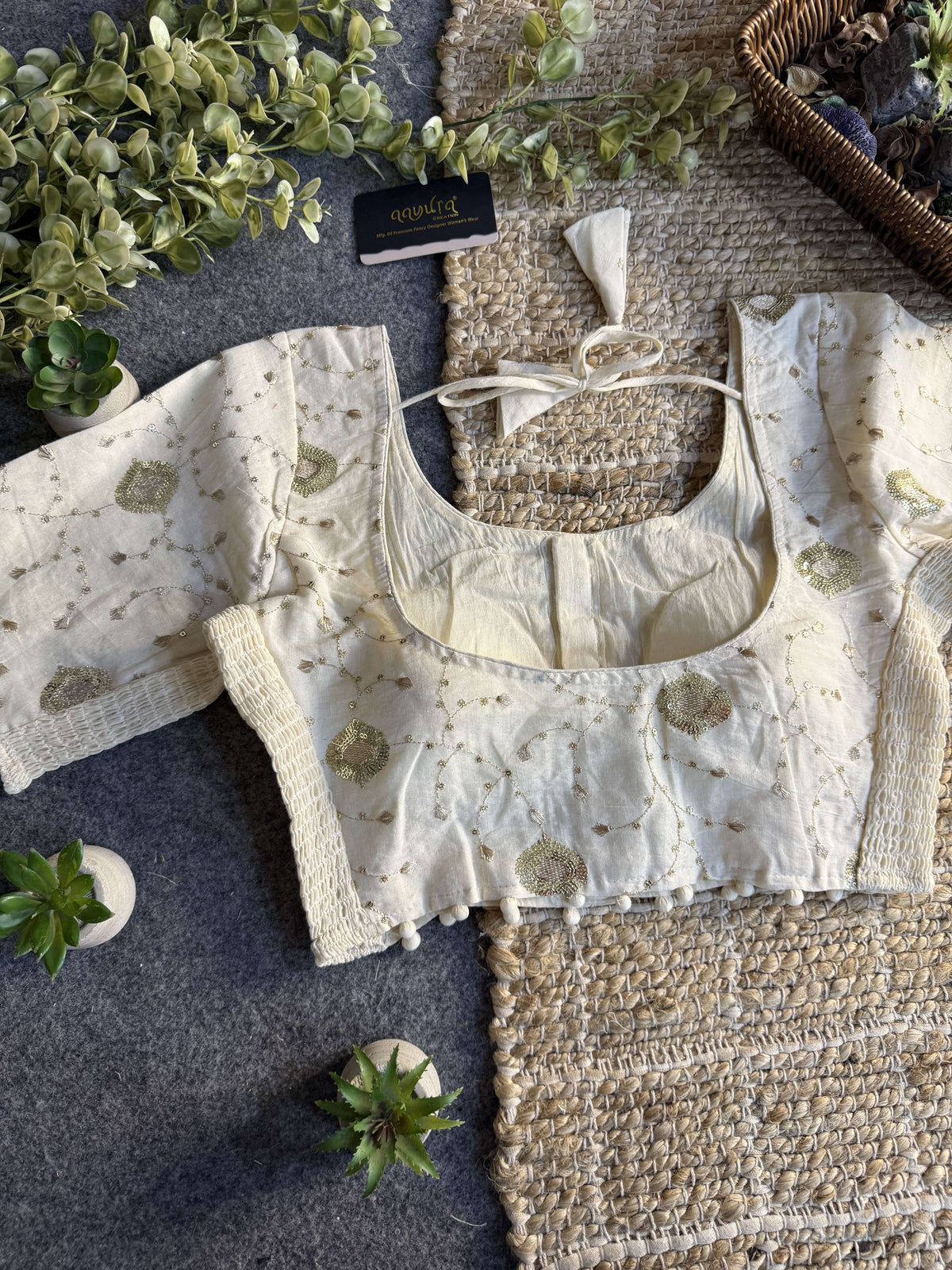 Ivory Bloom Blouse