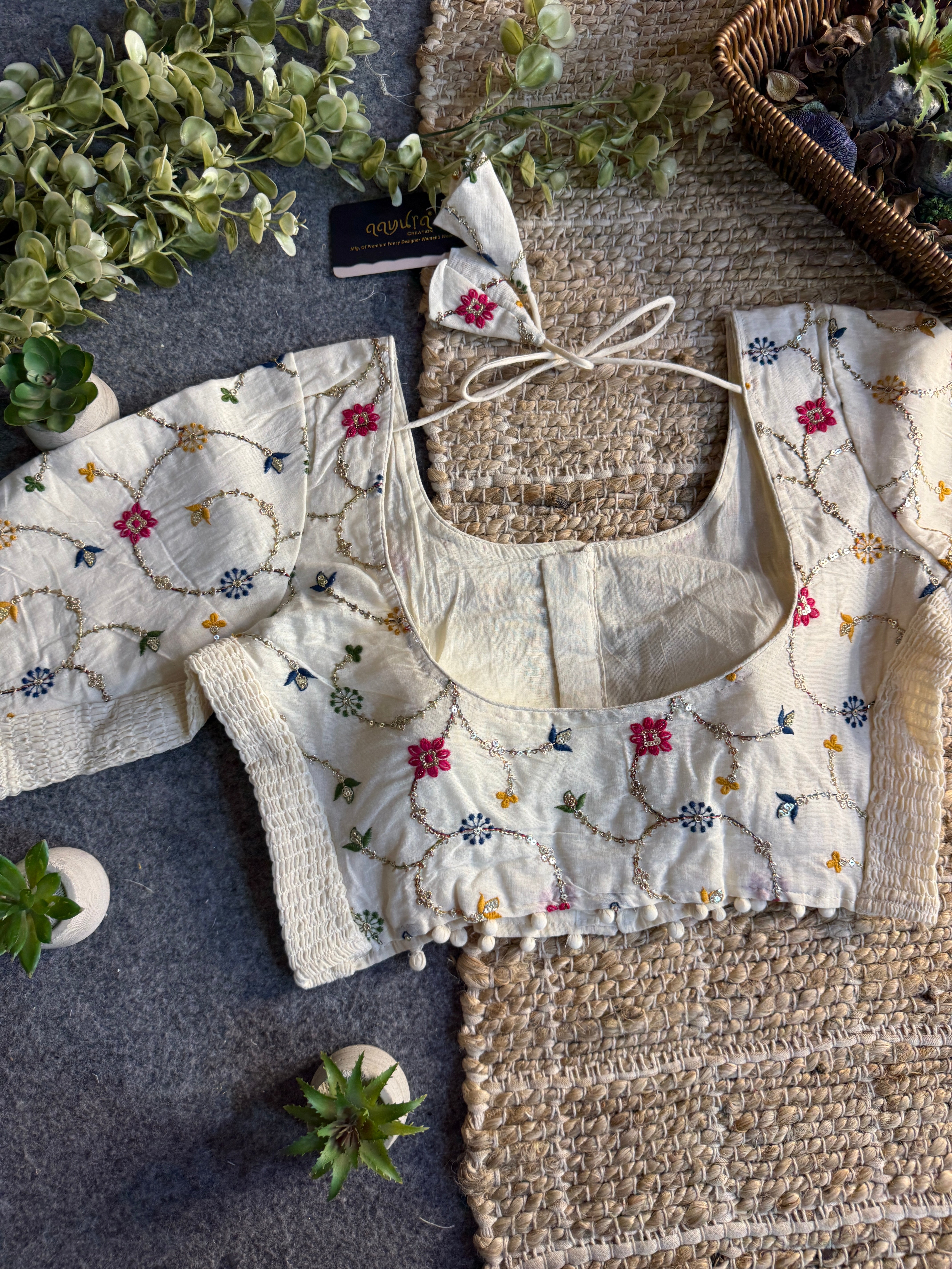 Ivory Bloom Blouse