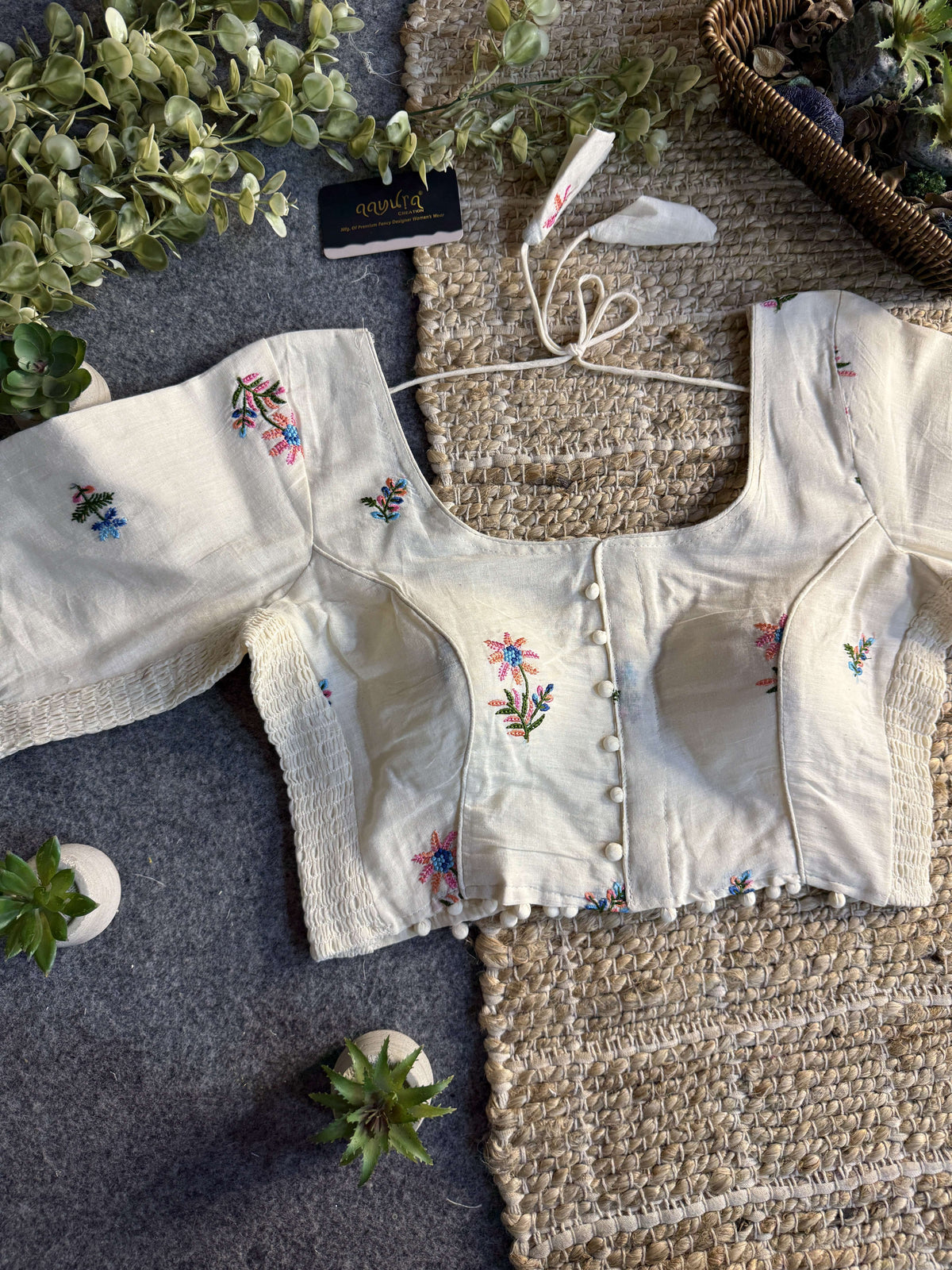 Ivory Bloom Blouse
