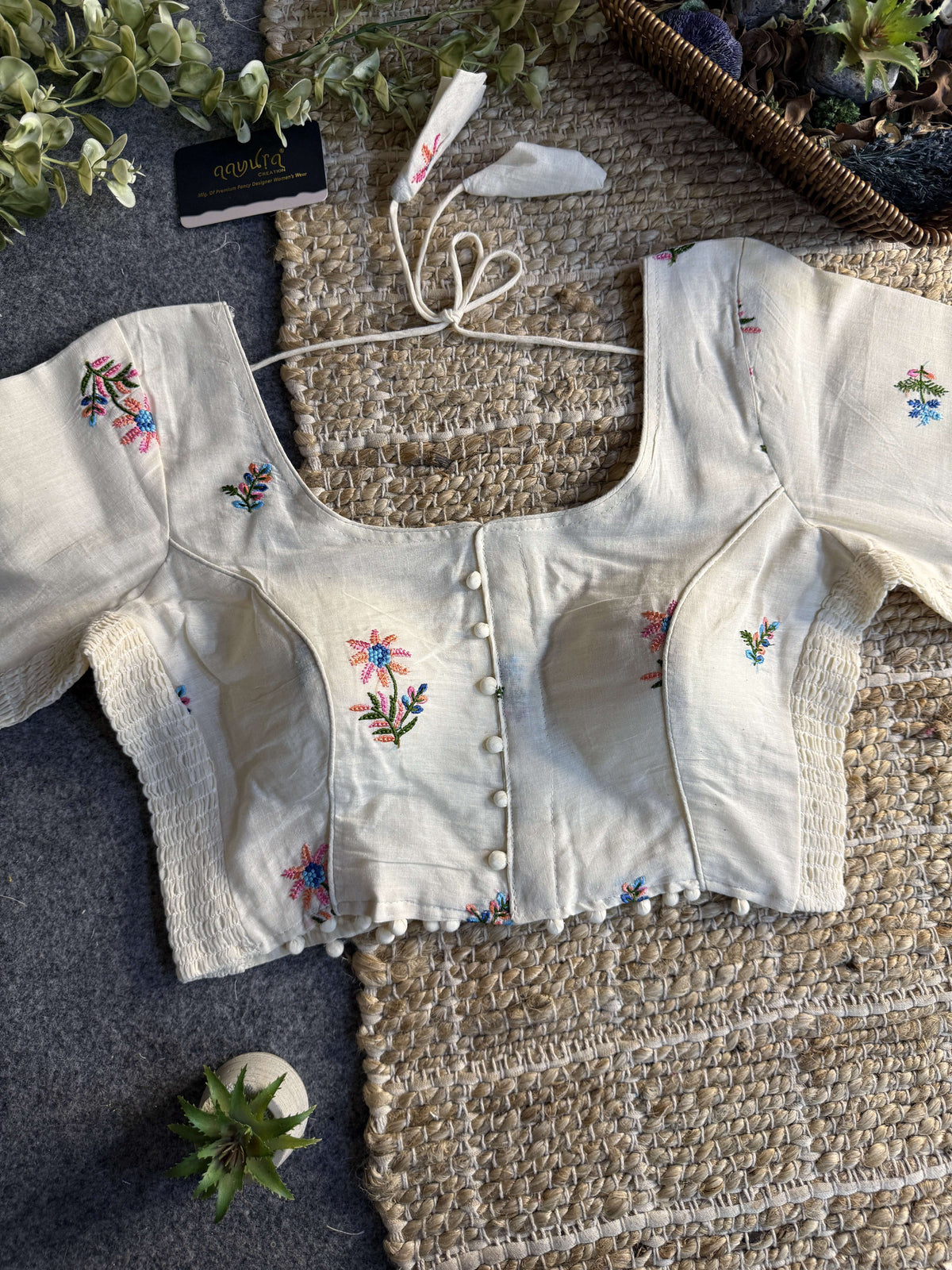 Ivory Bloom Blouse
