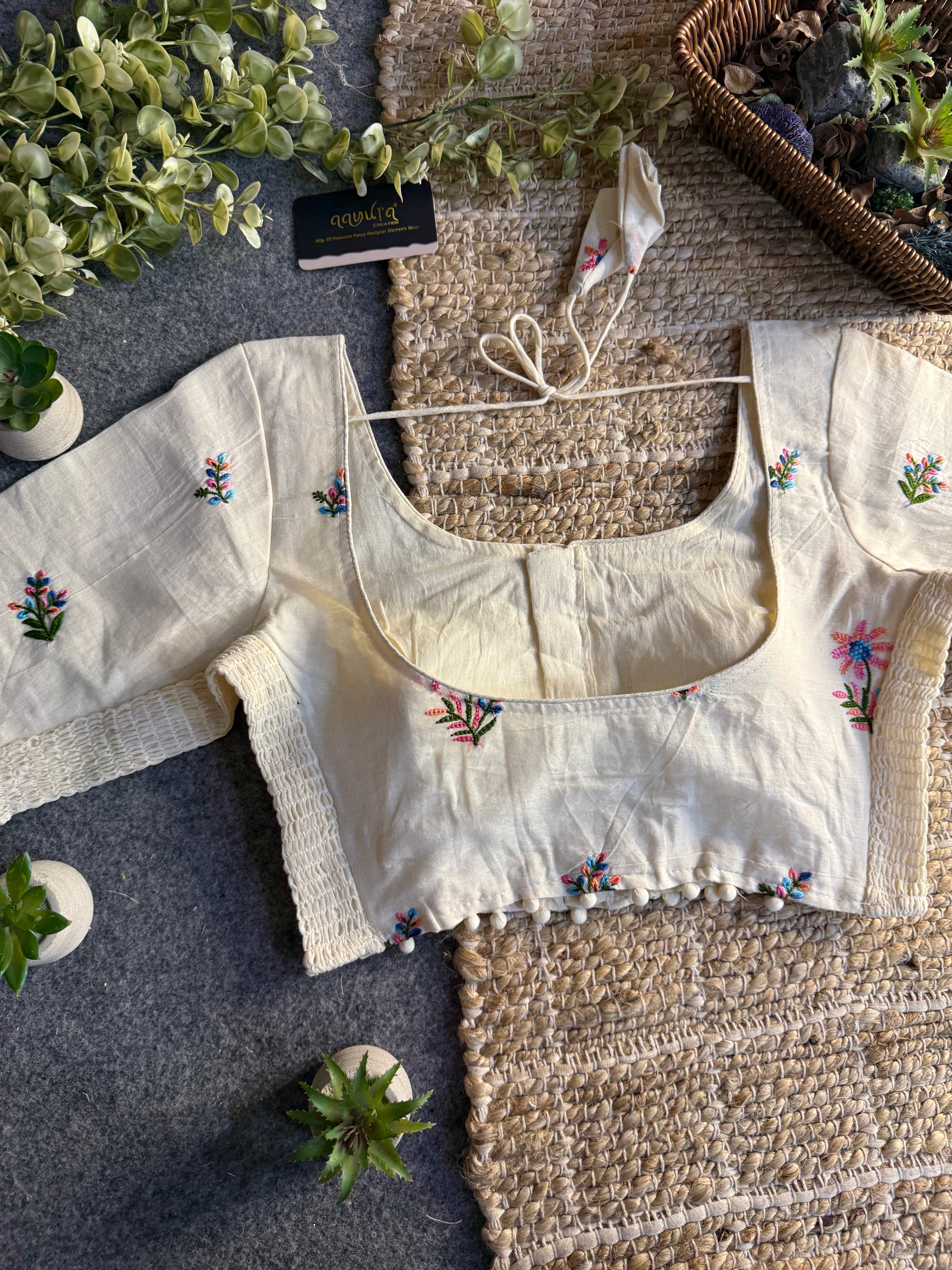 Ivory Bloom Blouse