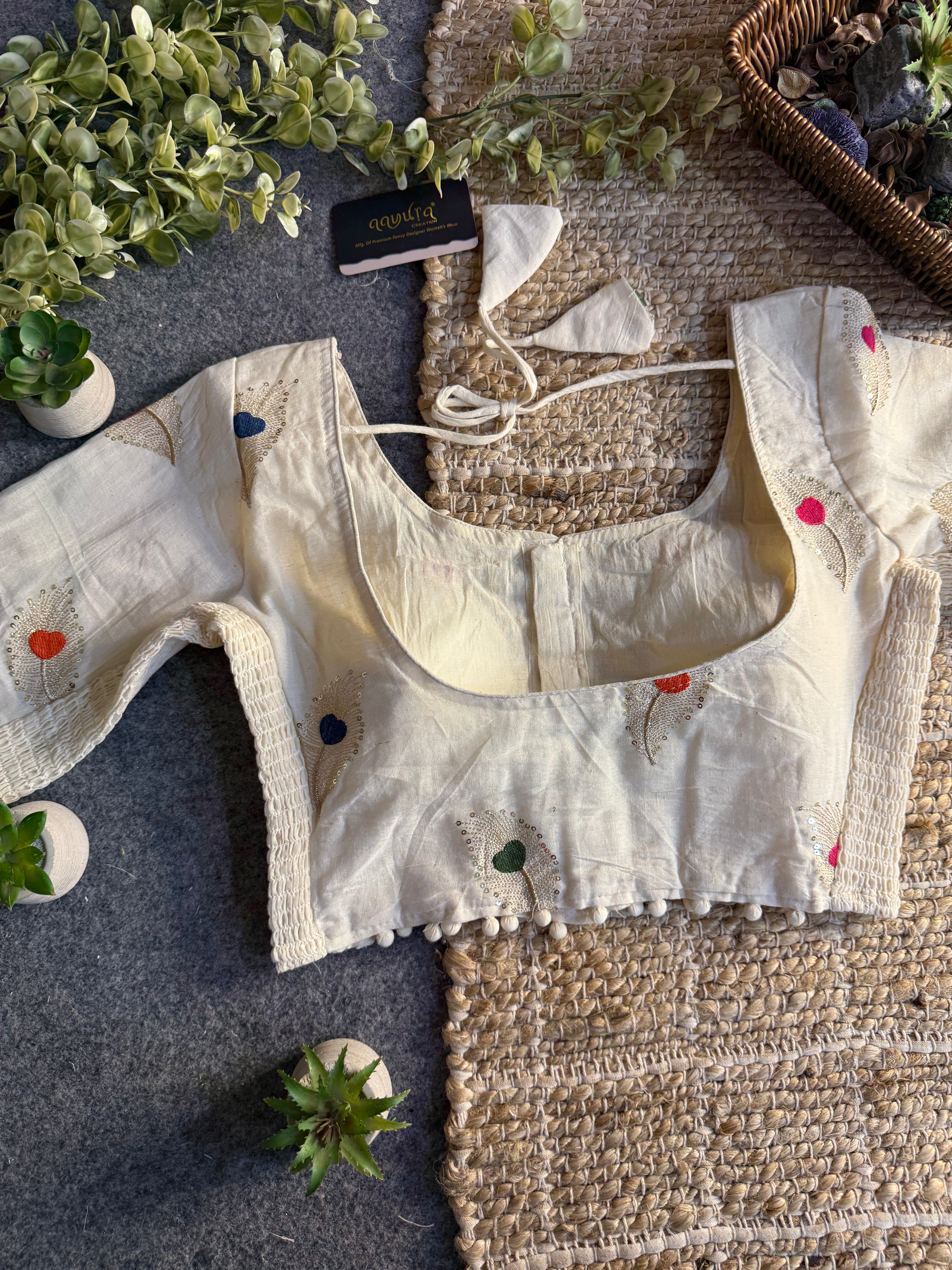 Ivory Bloom Blouse