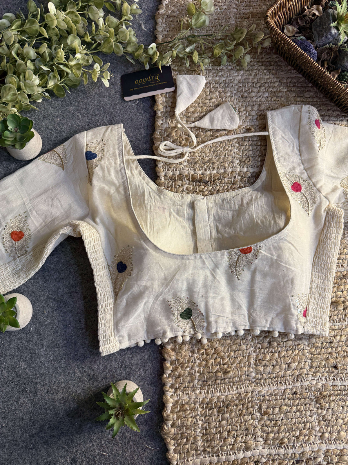 Ivory Bloom Blouse