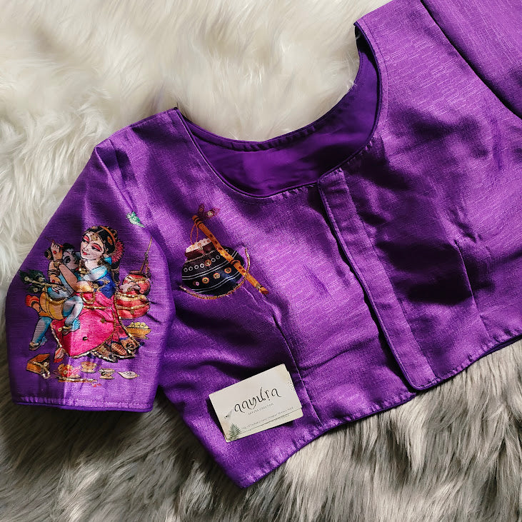 Kanha print blouse