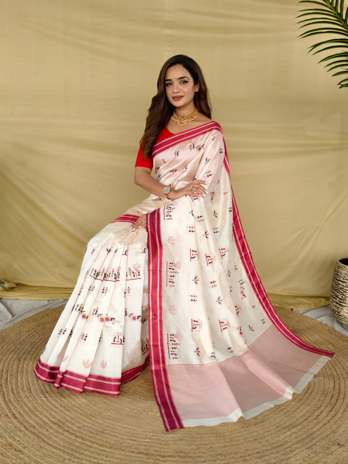 Rajrani Heritage Tussar Silk Saree