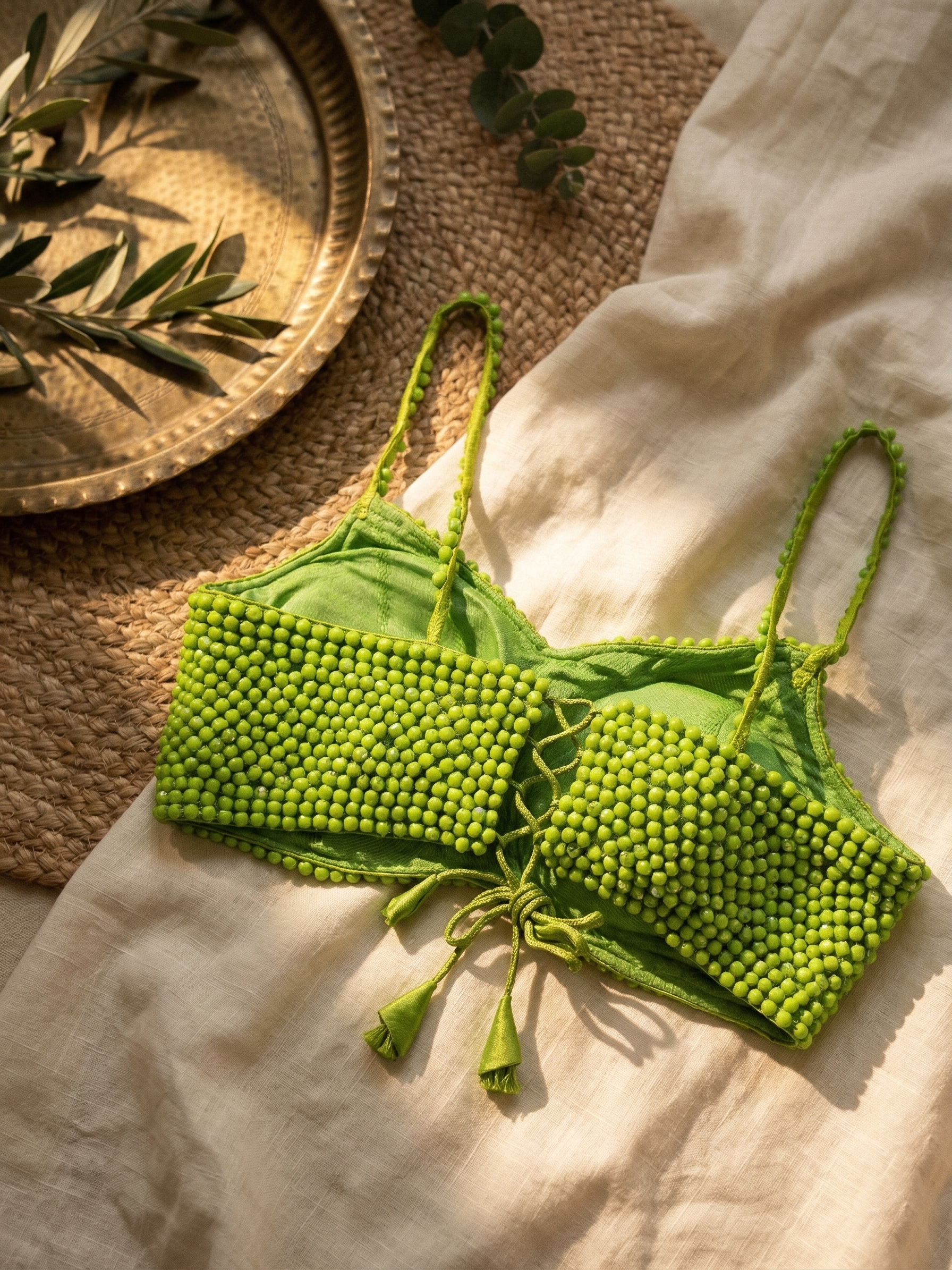 Party Wear Heavy Pearl Work Blouse