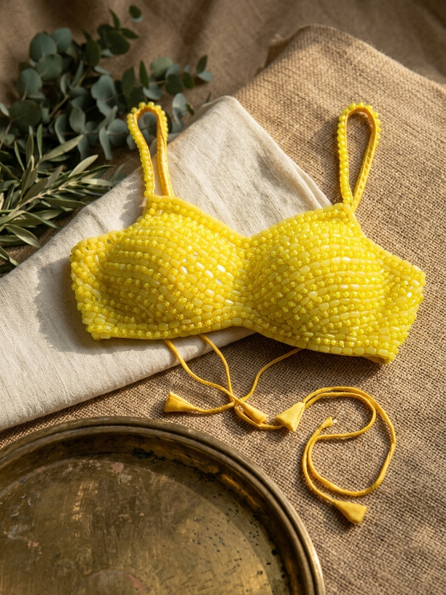 Fashion Pearl Embroidery Blouse