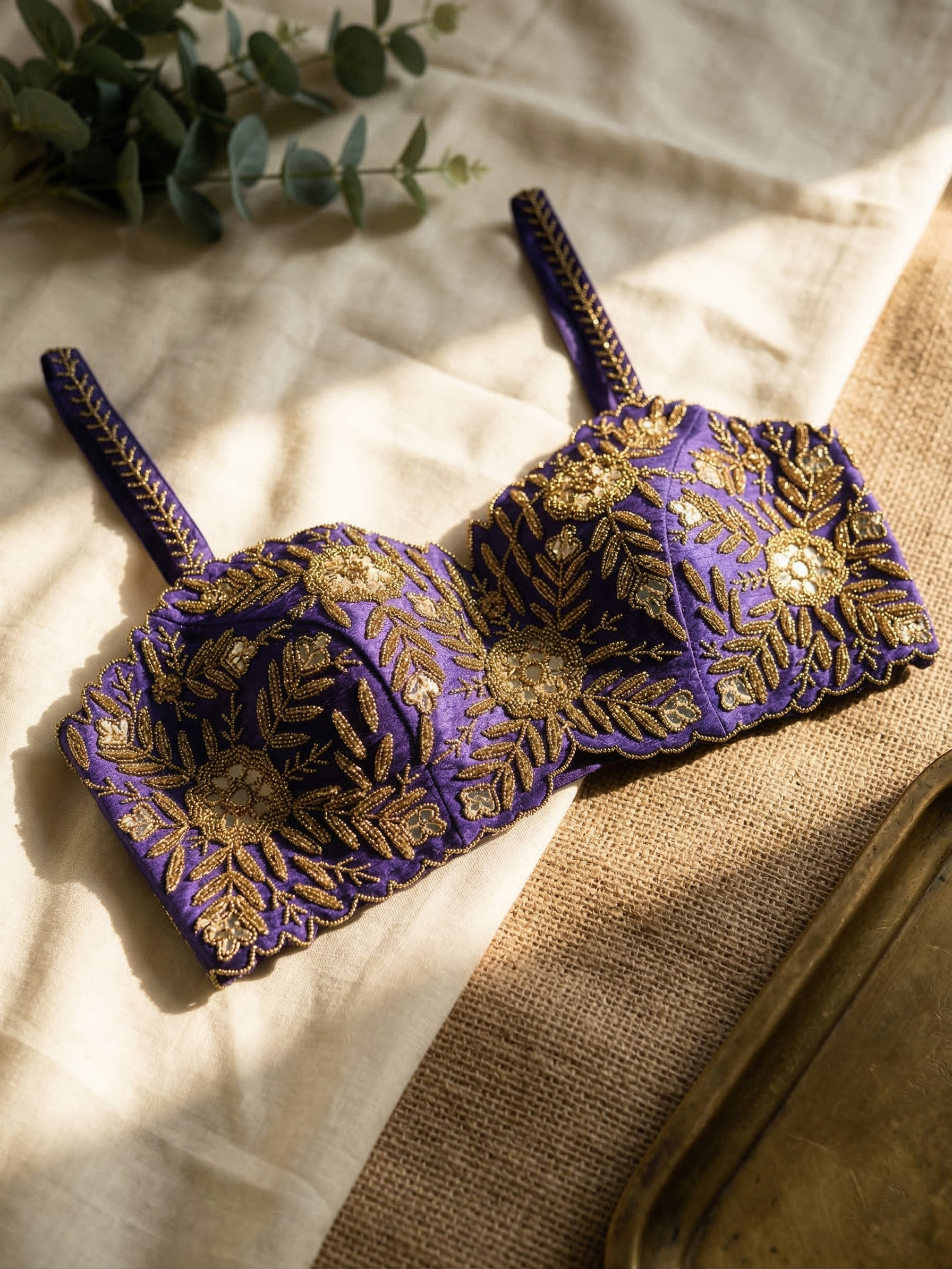 Ethnic Royalty Designer Silk Blouse