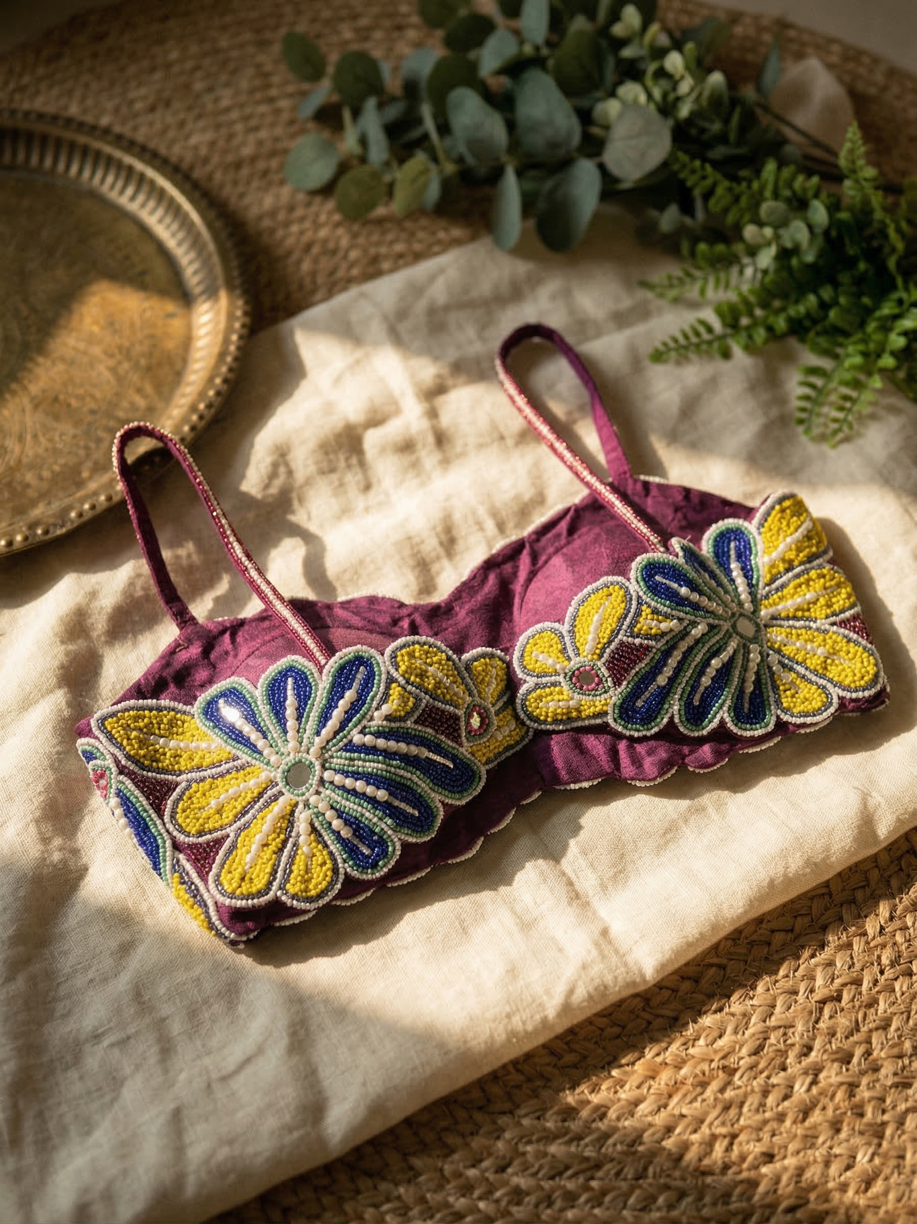 Luxe Silk Handcrafted Designer Blouse