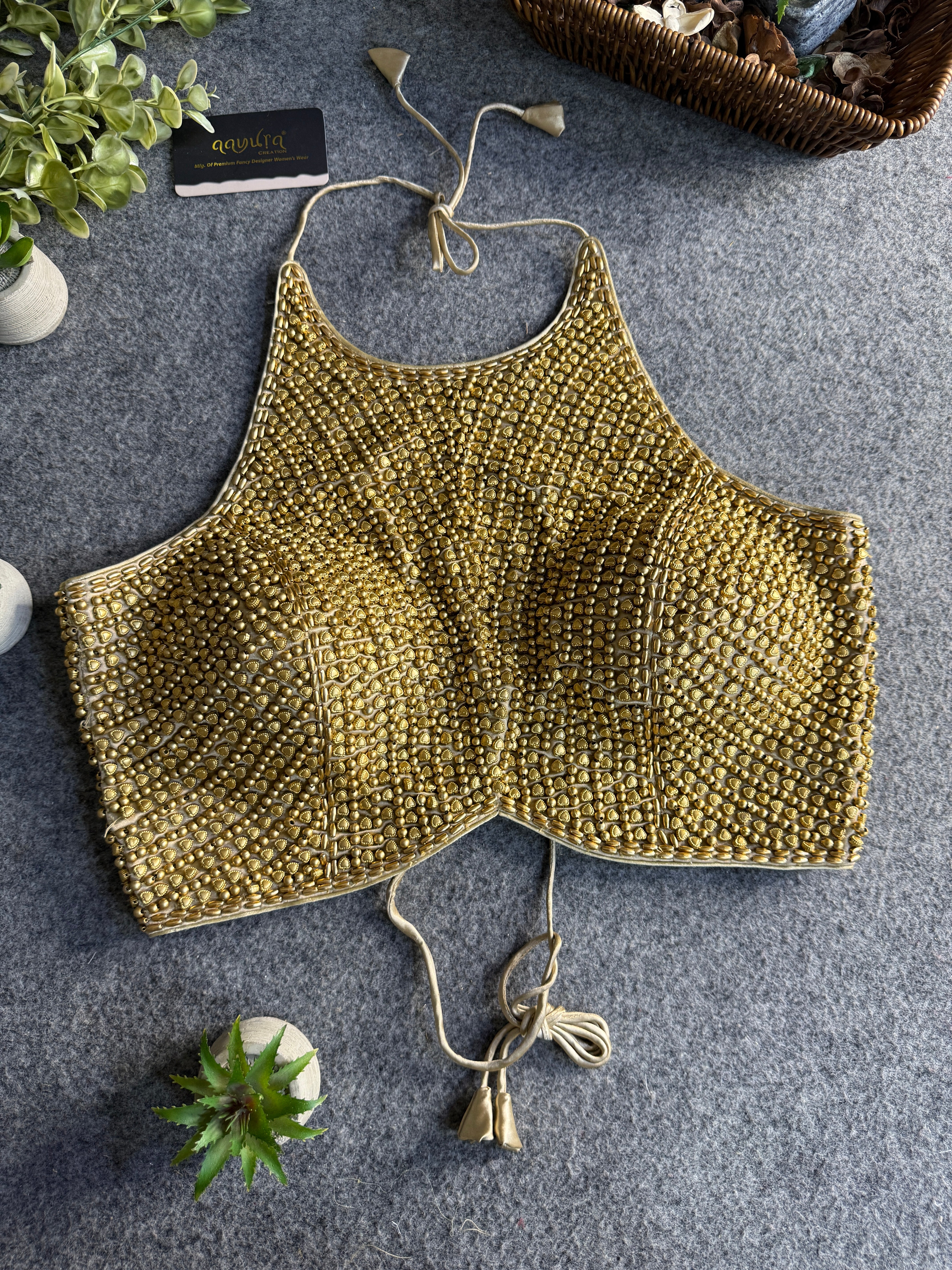 Zara Luxury Handcrafted Blouse