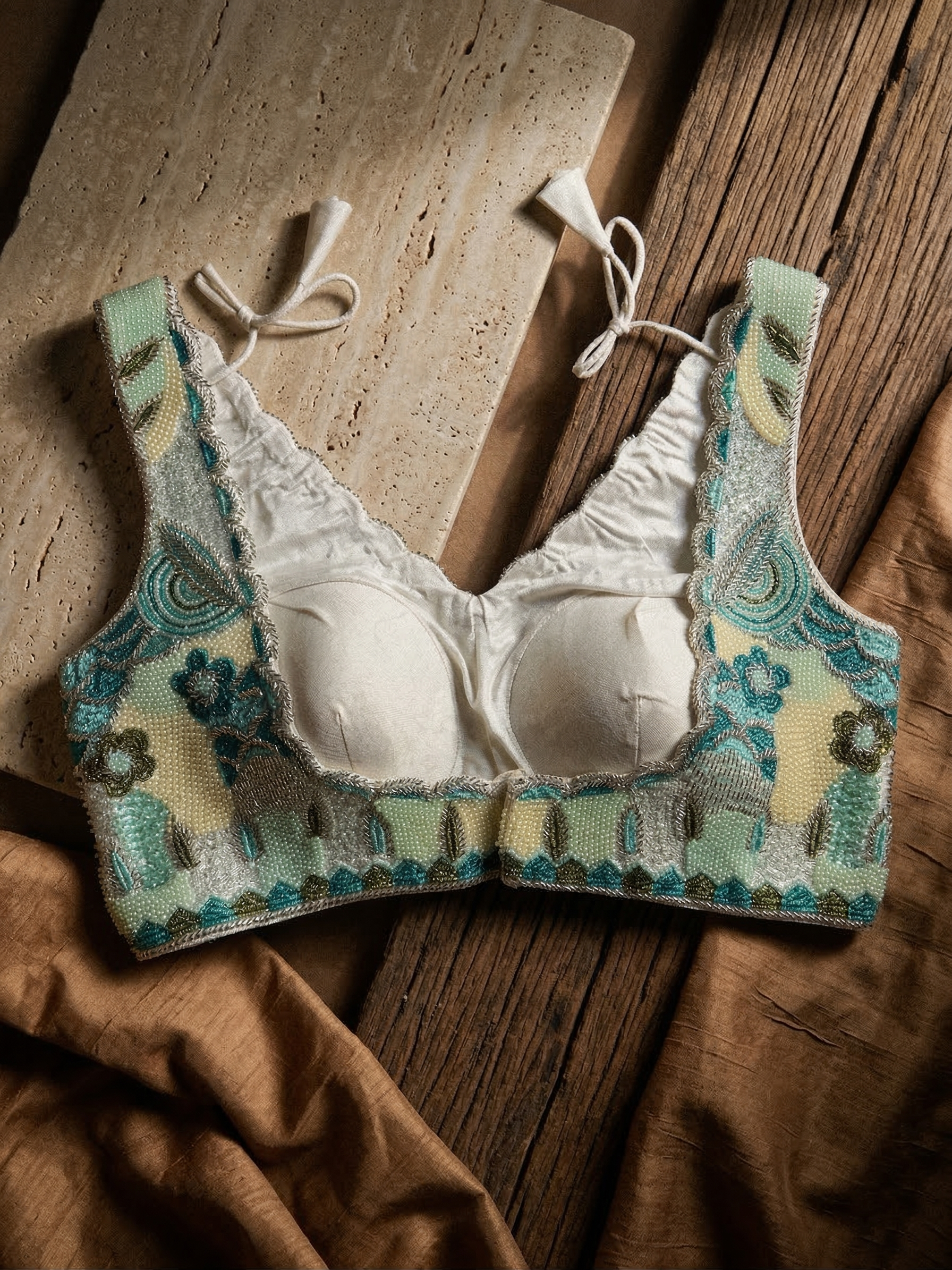 Vanyaa Designer Handwork Silk Blouse