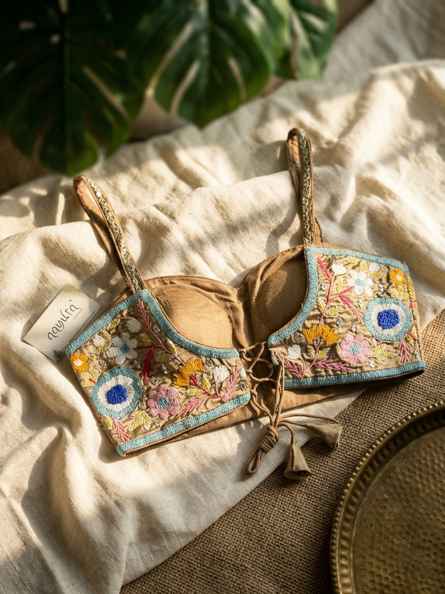 Ethnic Glow Strap Blouse