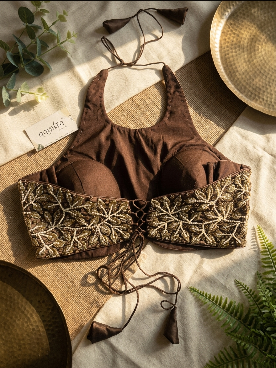 Veloura Queen Halter Blouse