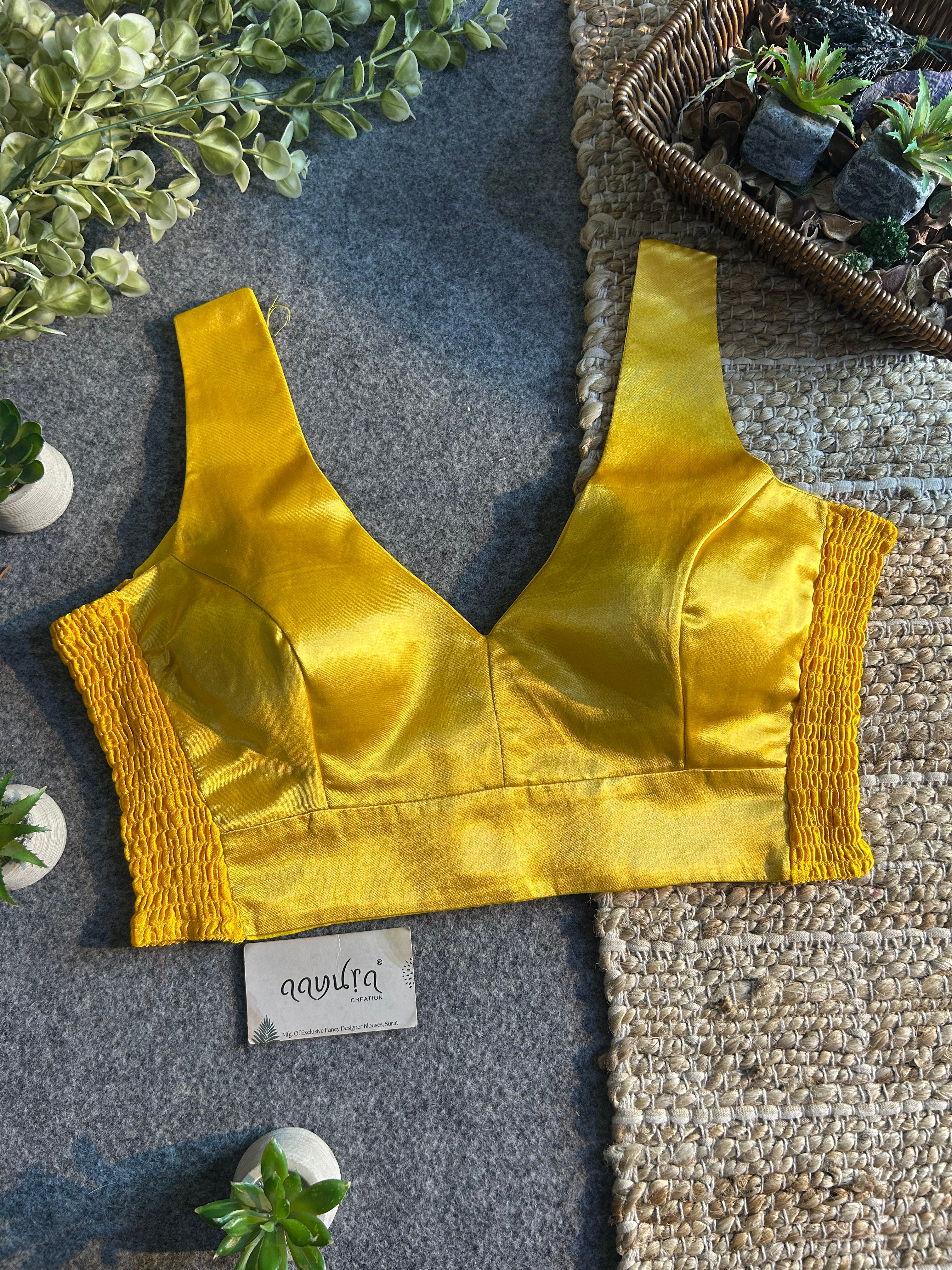 Luxe Gajji Silk Stretch Blouse