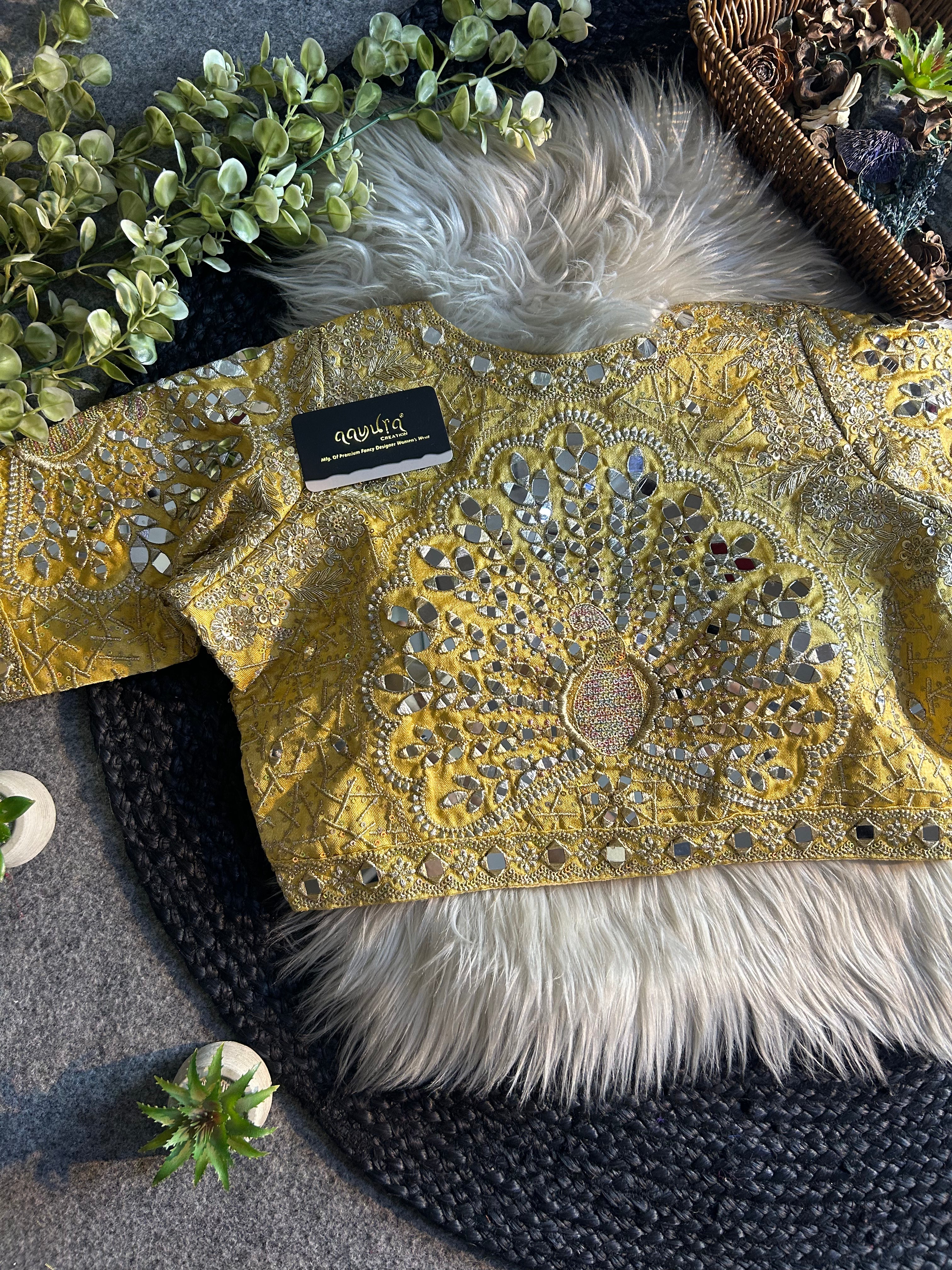 Zara Embroidered Silk Blouse