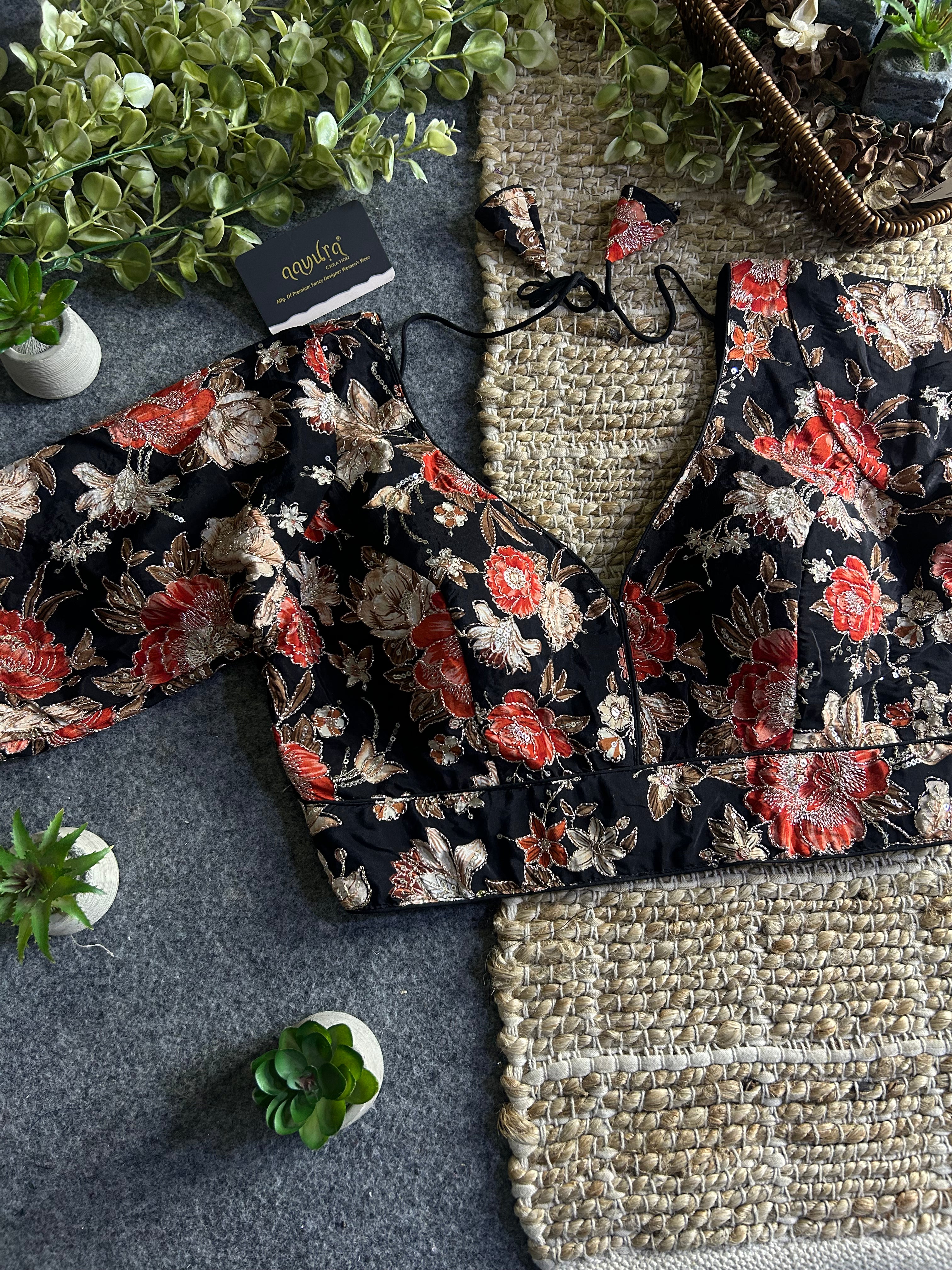 Ishani Crepe Silk Blouse