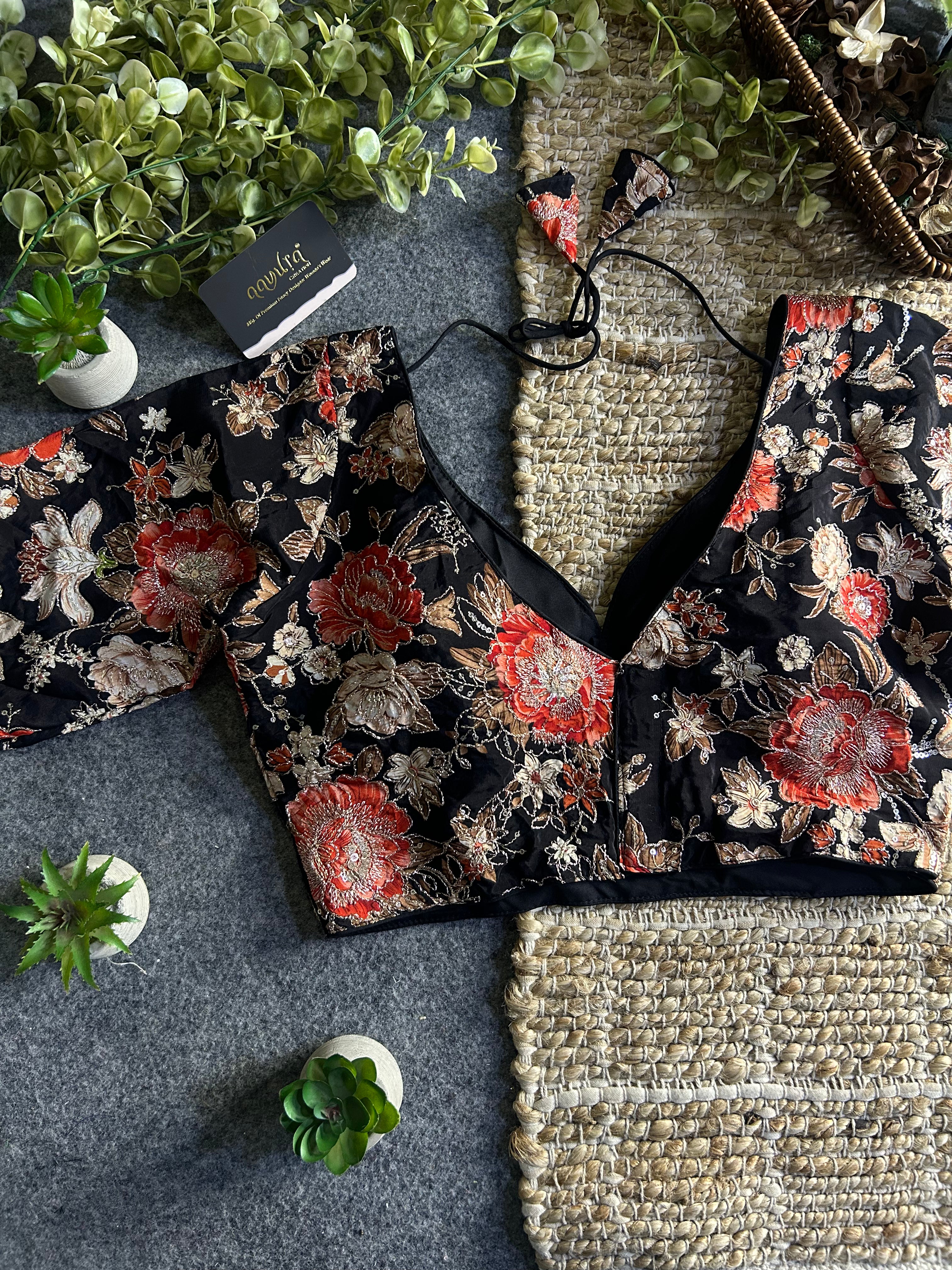 Ishani Crepe Silk Blouse