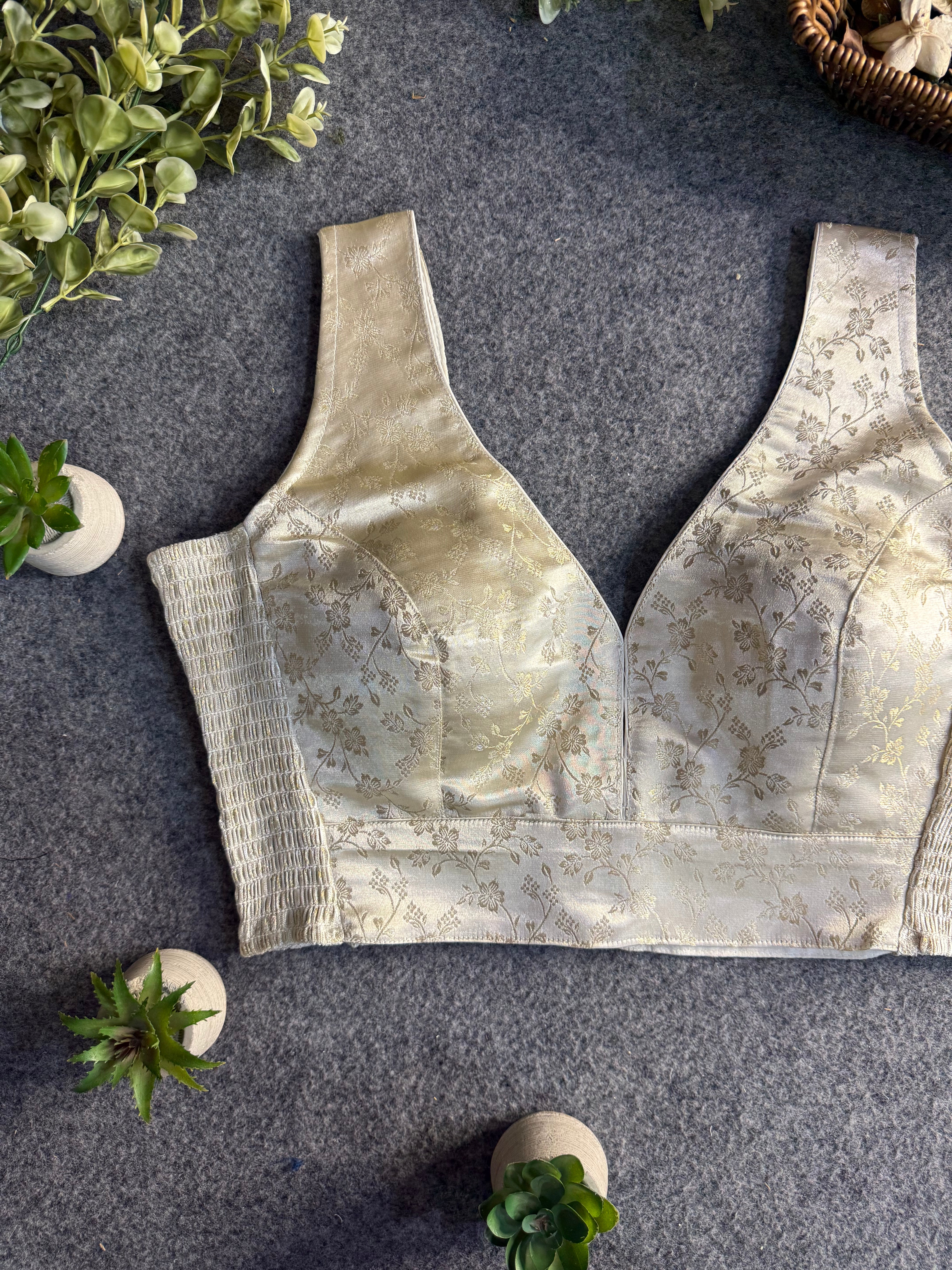 Varnika Banarasi Streachable Blouse