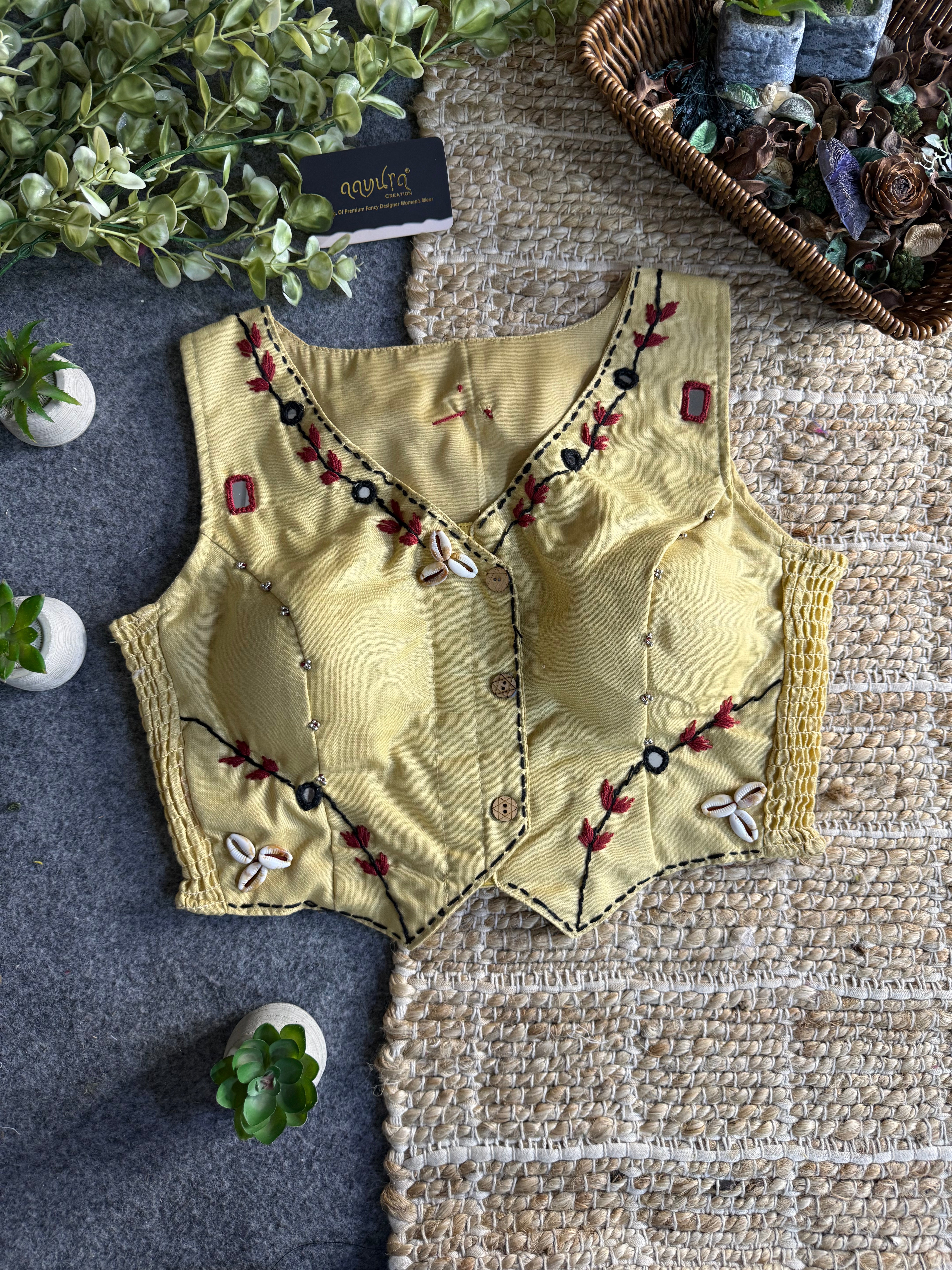 Rajvika Pure Cotton Festive Blouse