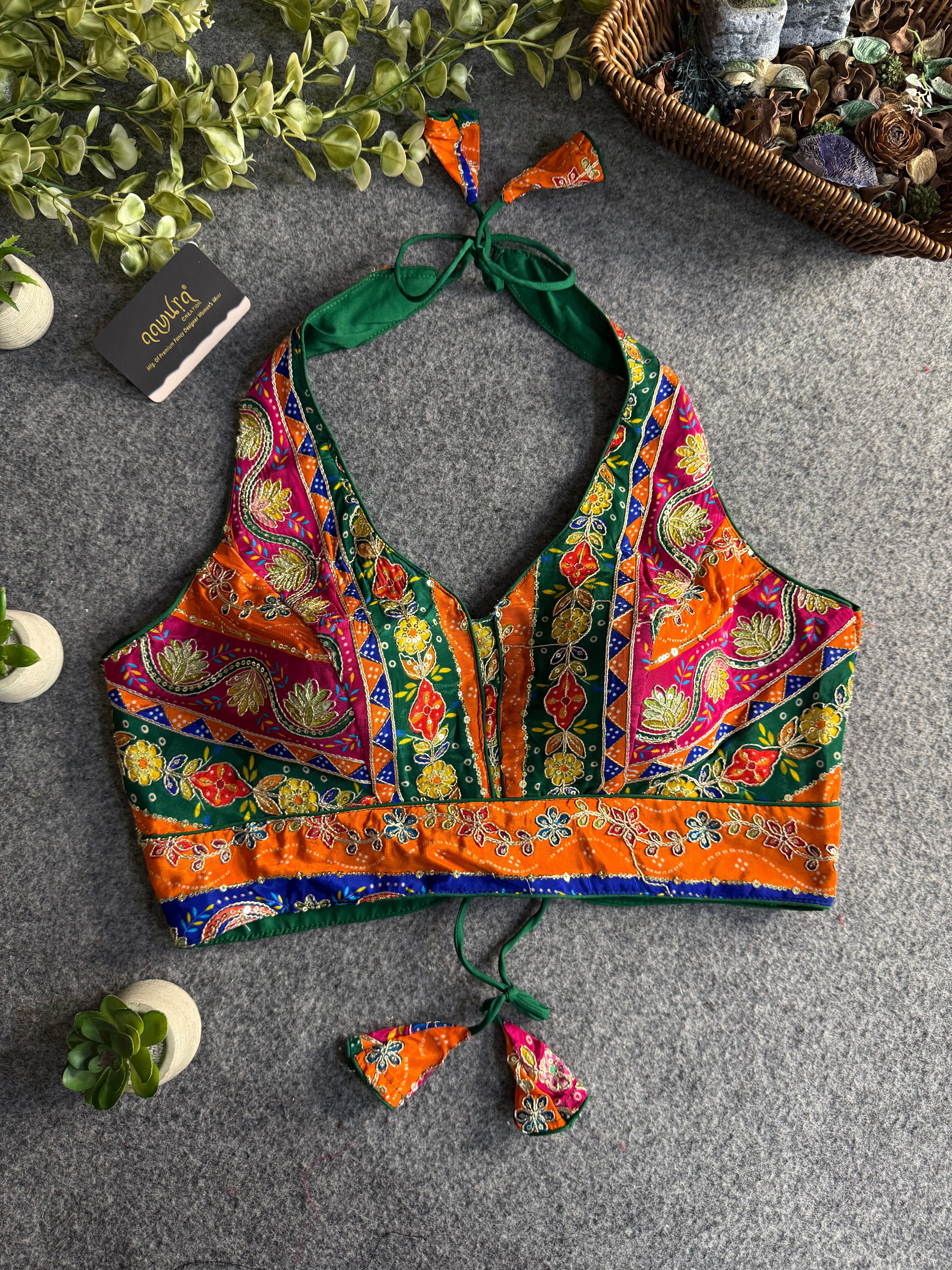 Queen Halter Neck Blouse
