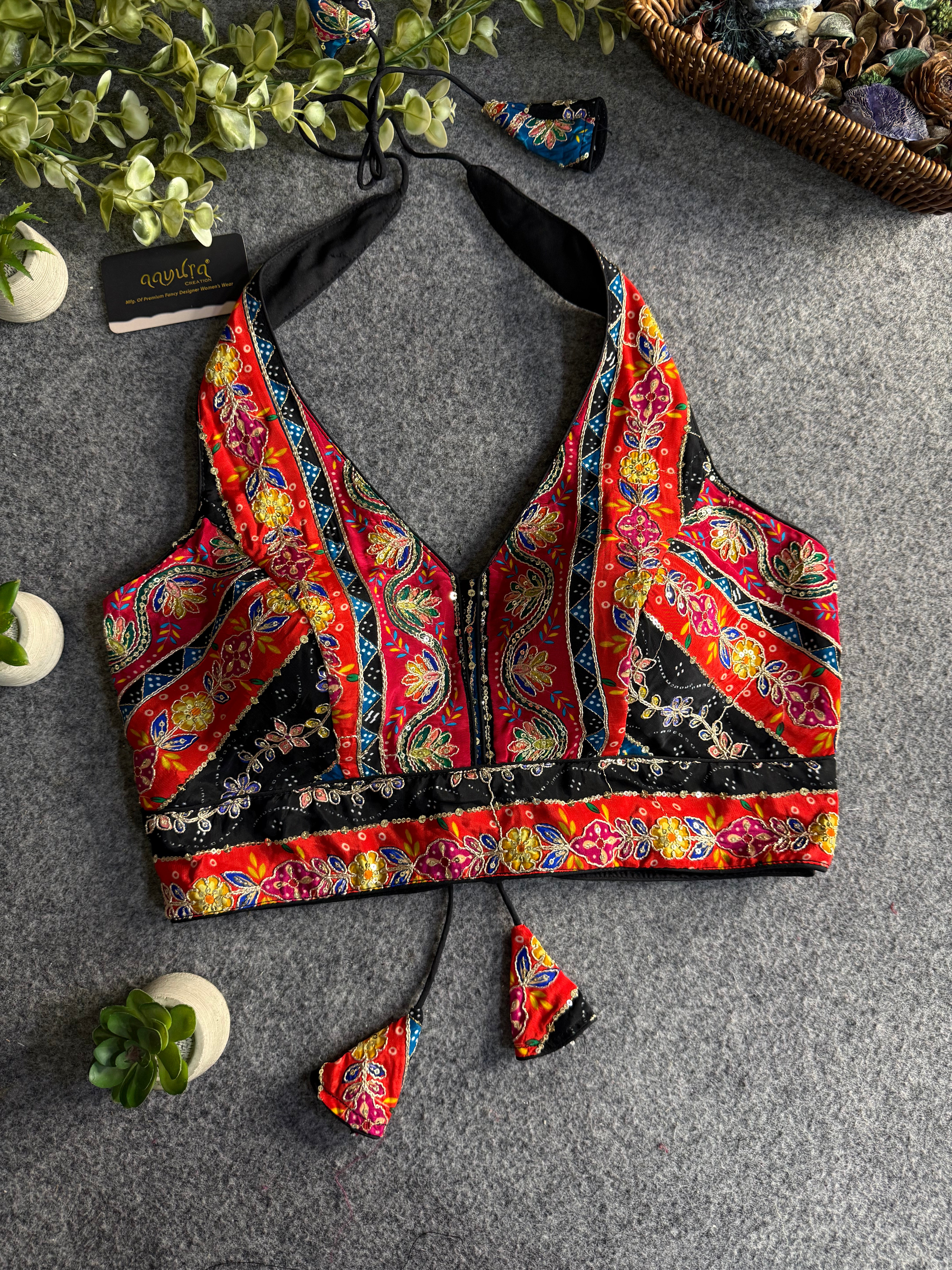 Queen Halter Neck Blouse