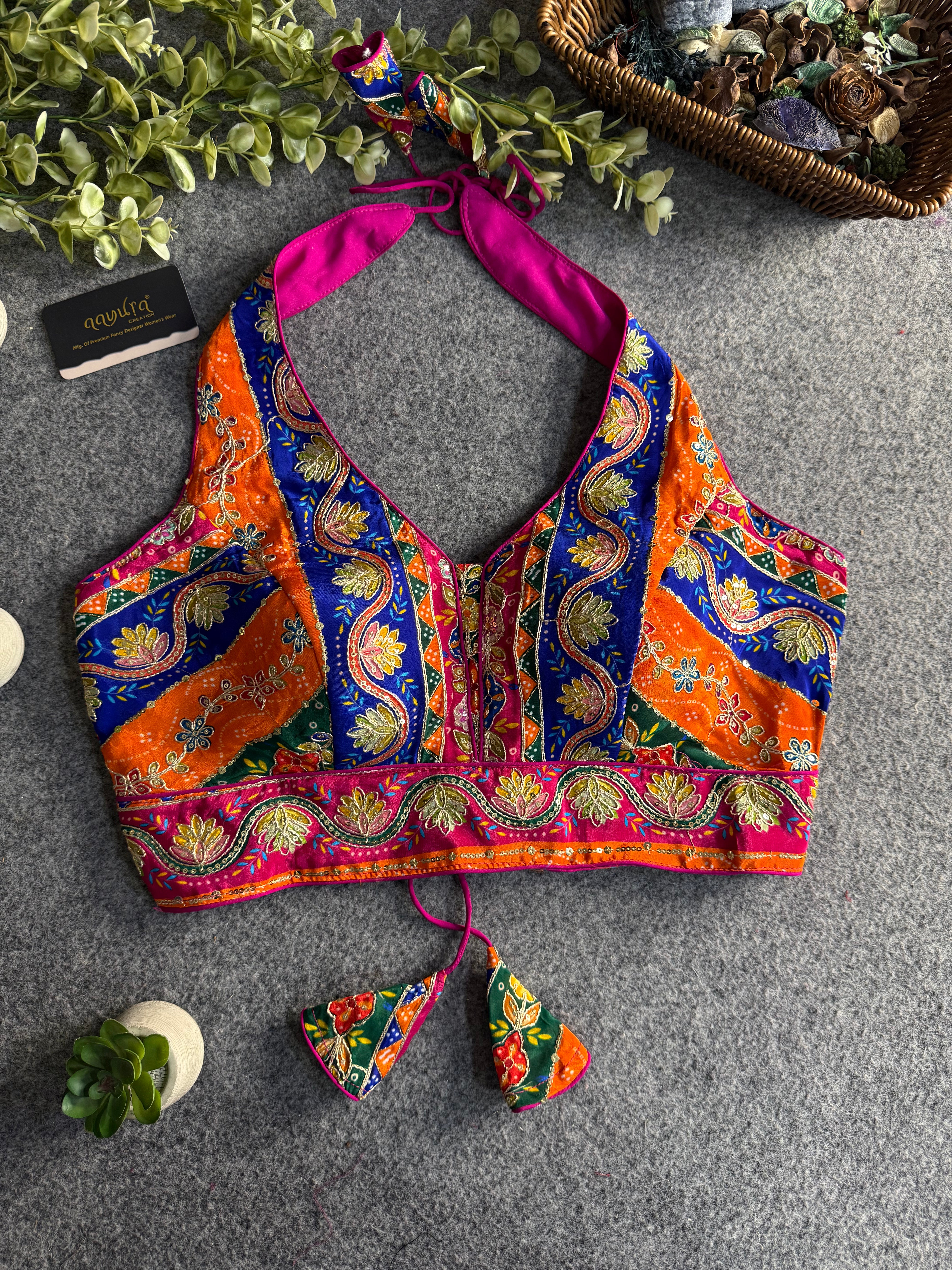 Queen Halter Neck Blouse