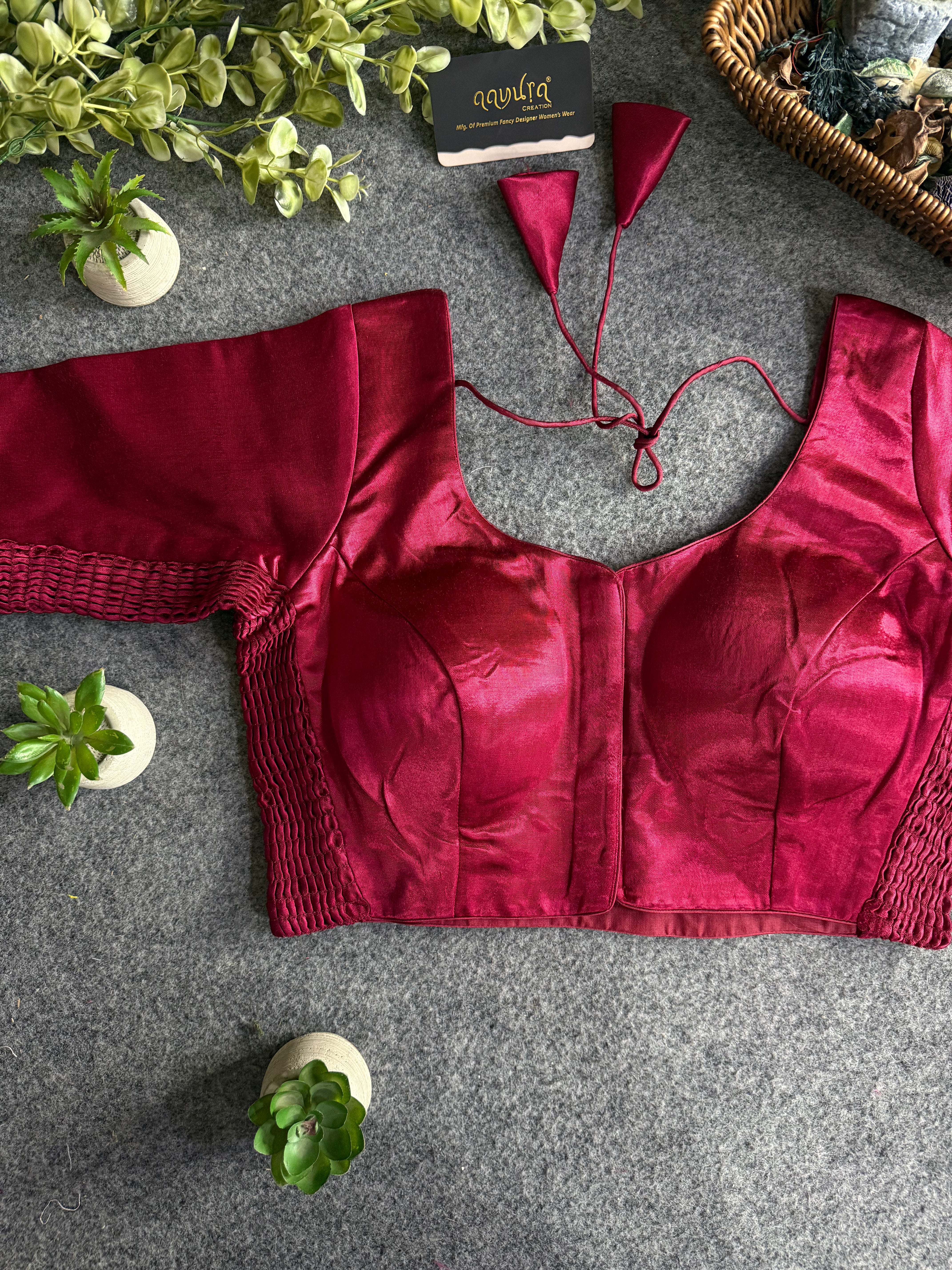 Luxe Gajji Stretch Blouse
