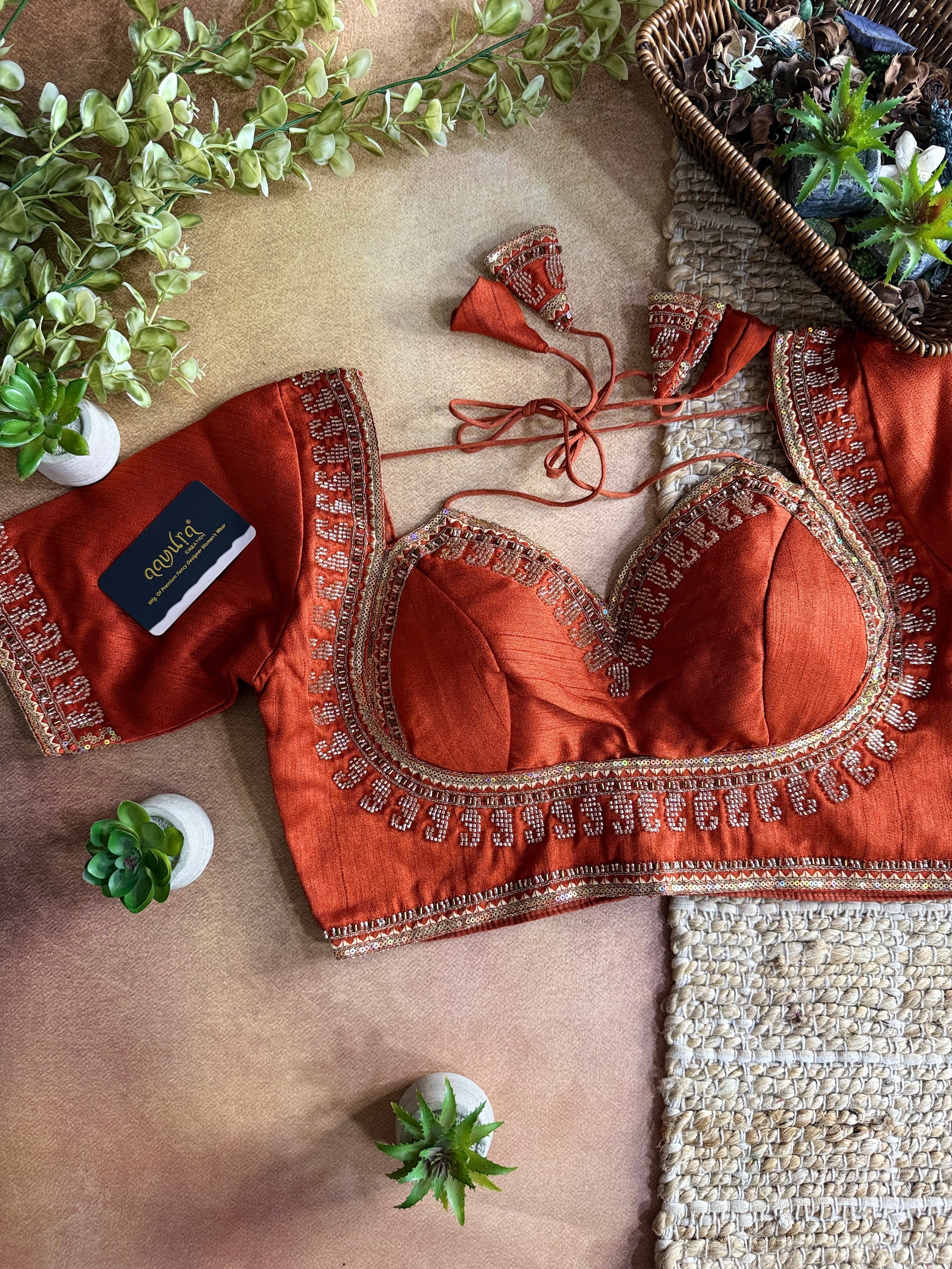 Samaira Italian Silk Blouse