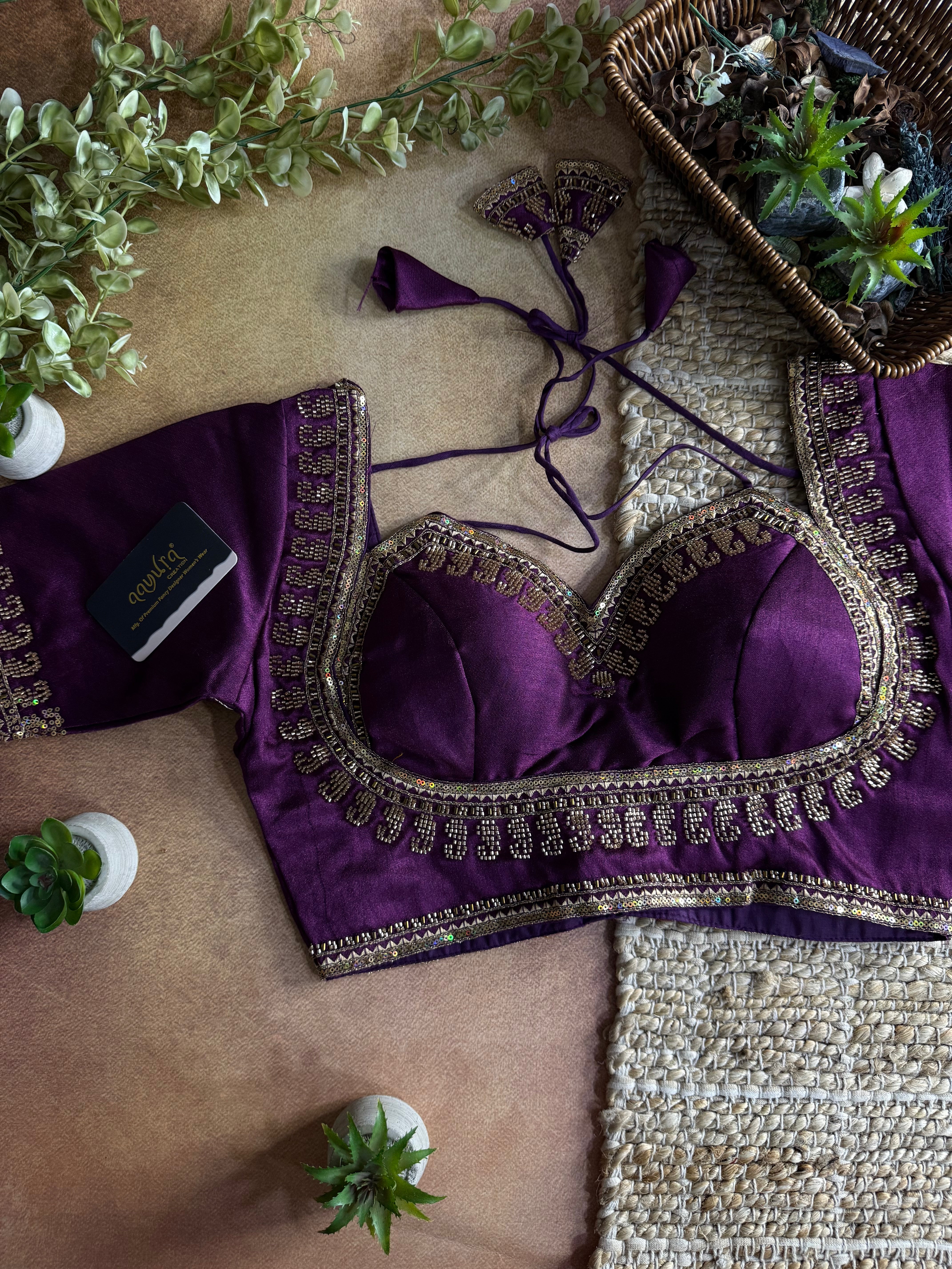 Samaira Italian Silk Blouse