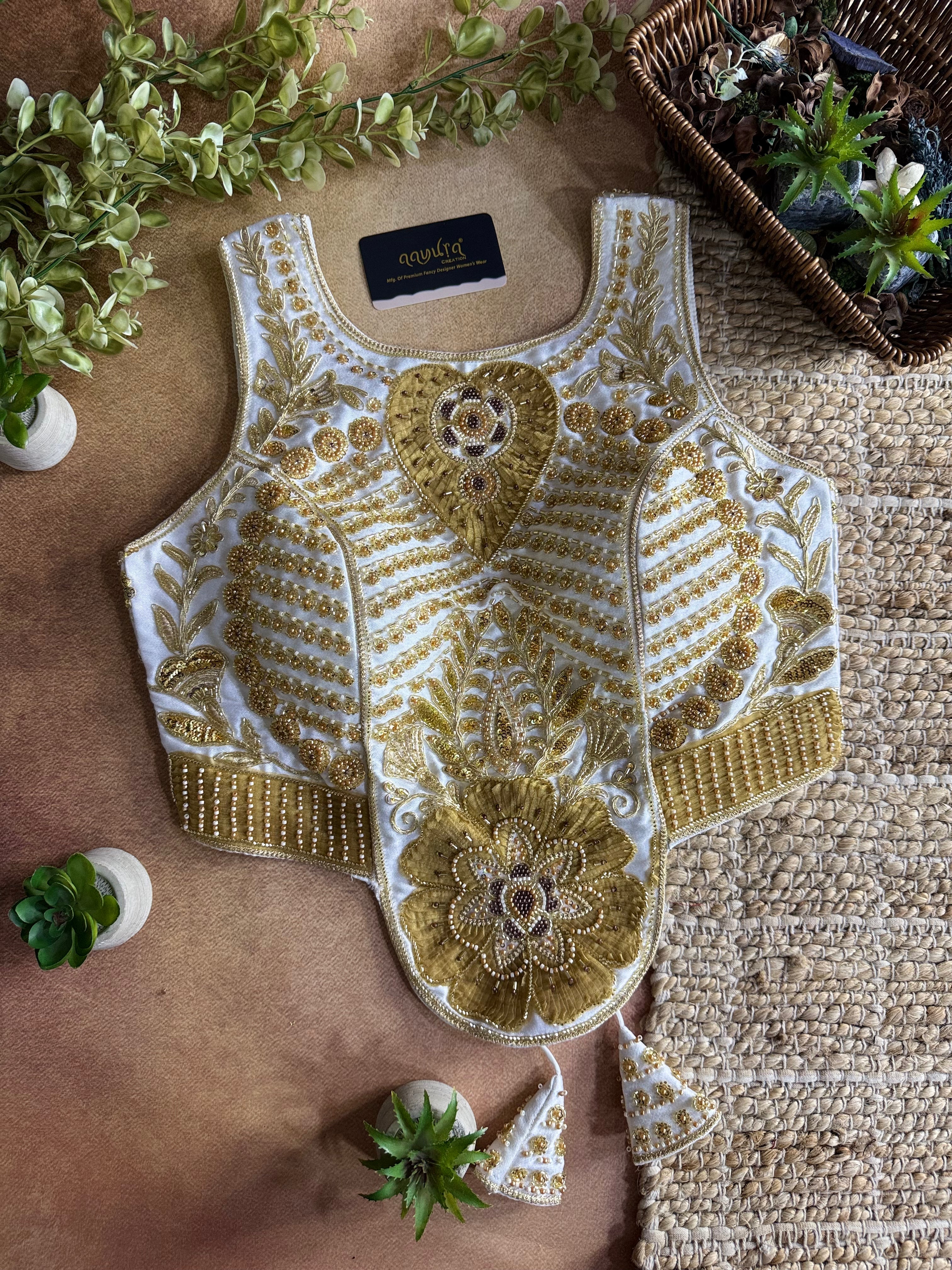 Saanvika Beadwork Blouse