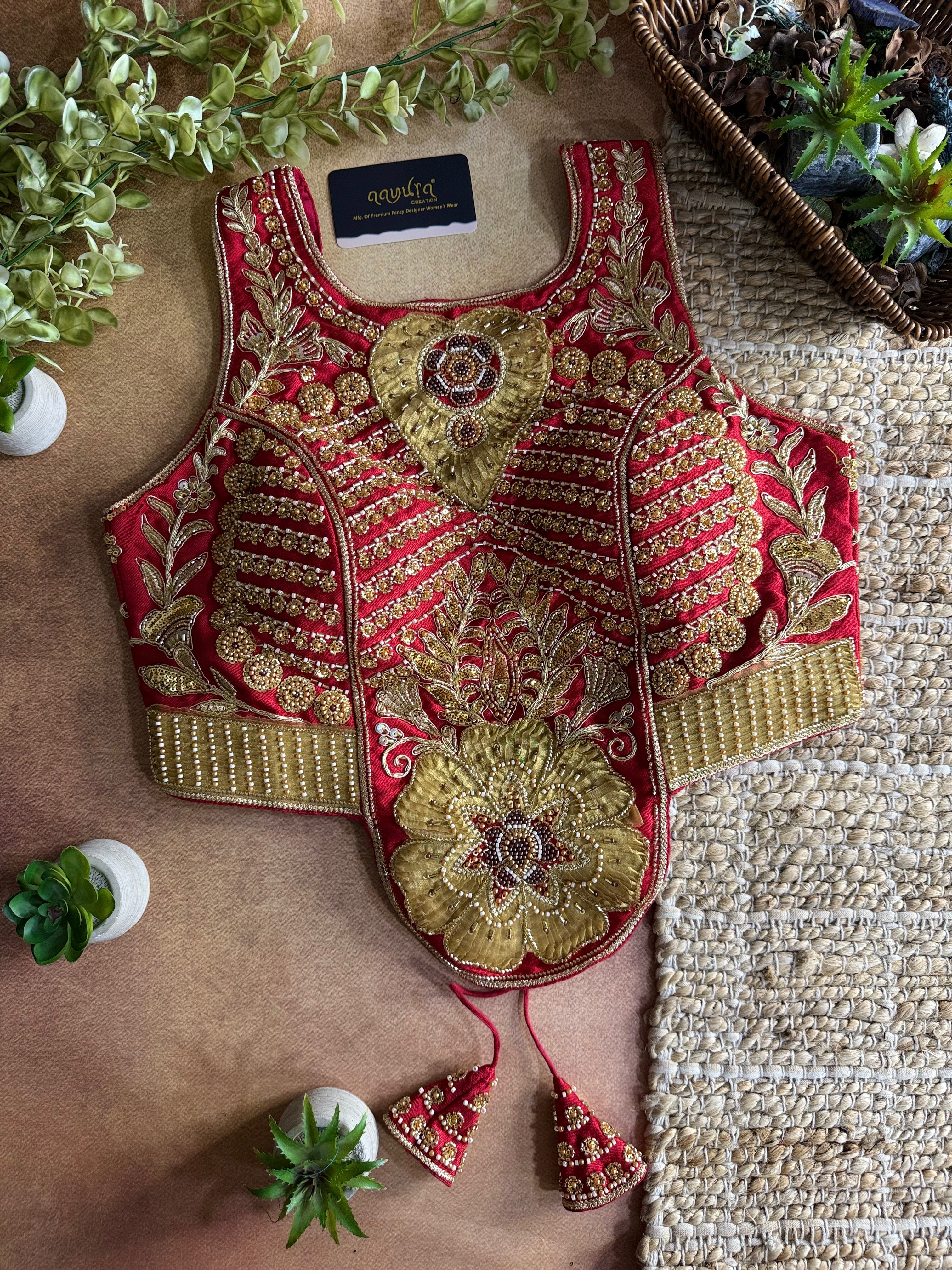 Saanvika Beadwork Blouse