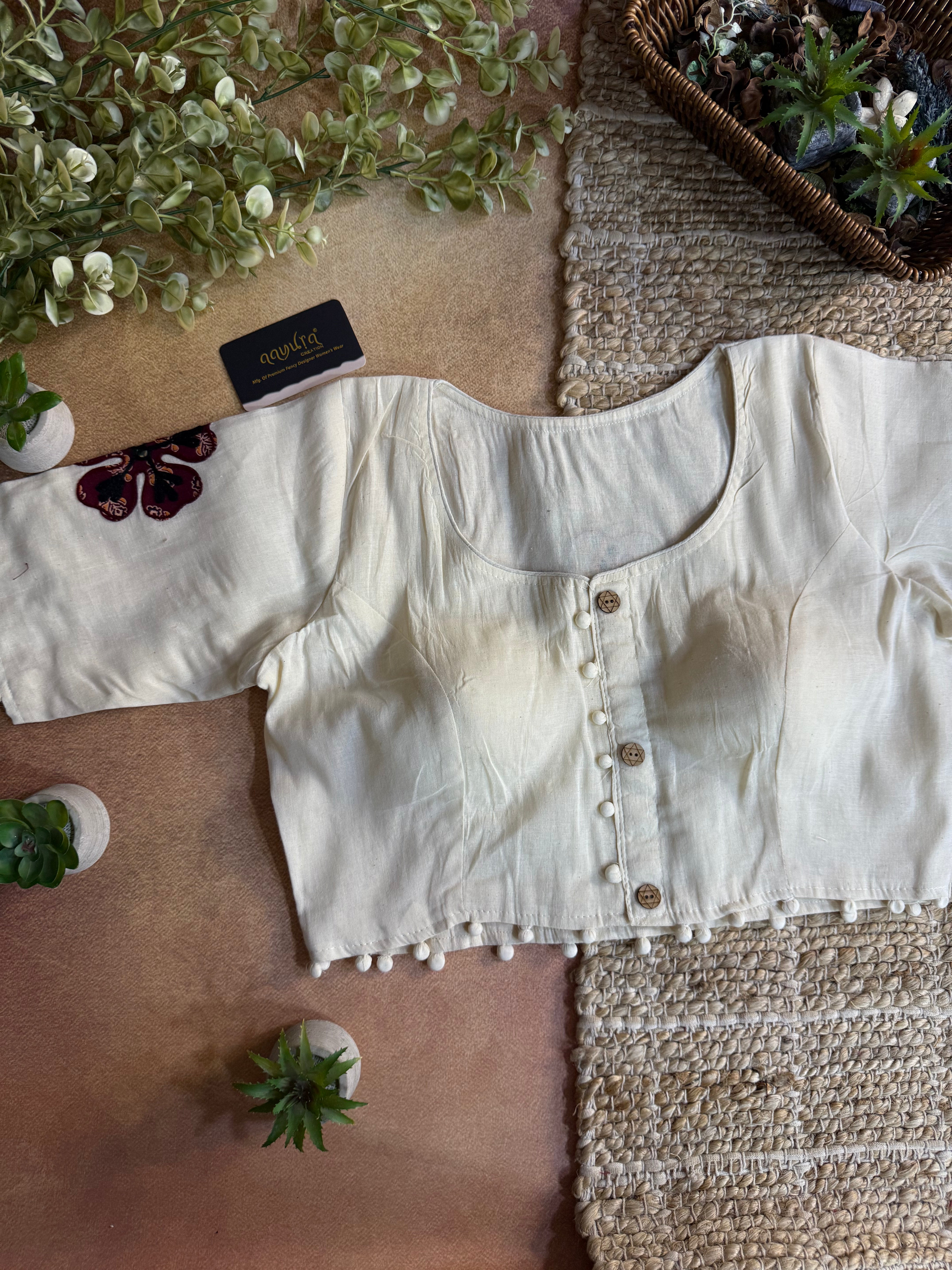 Vasudha Patch Work Blouse