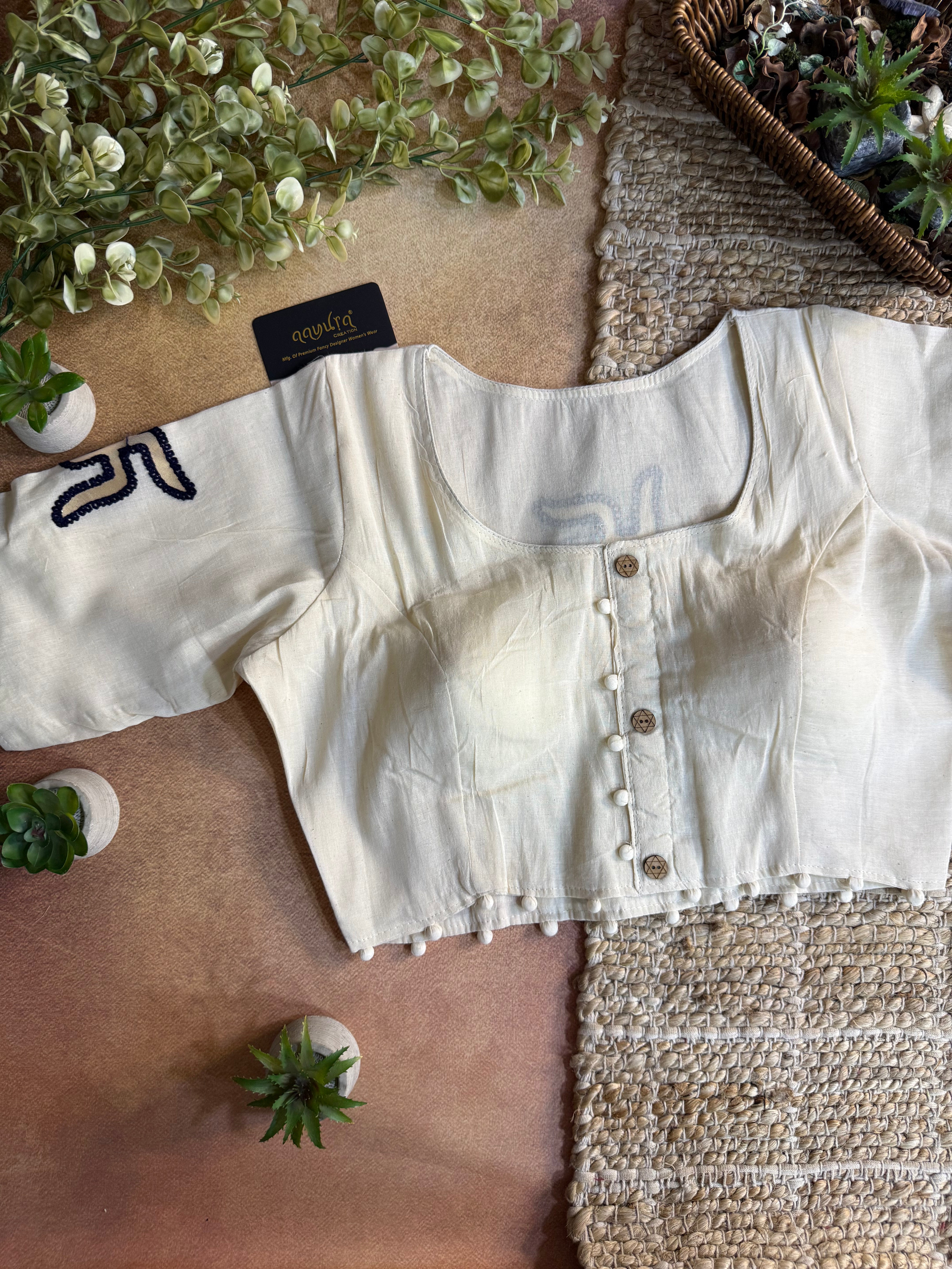 Vasudha Patch Work Blouse
