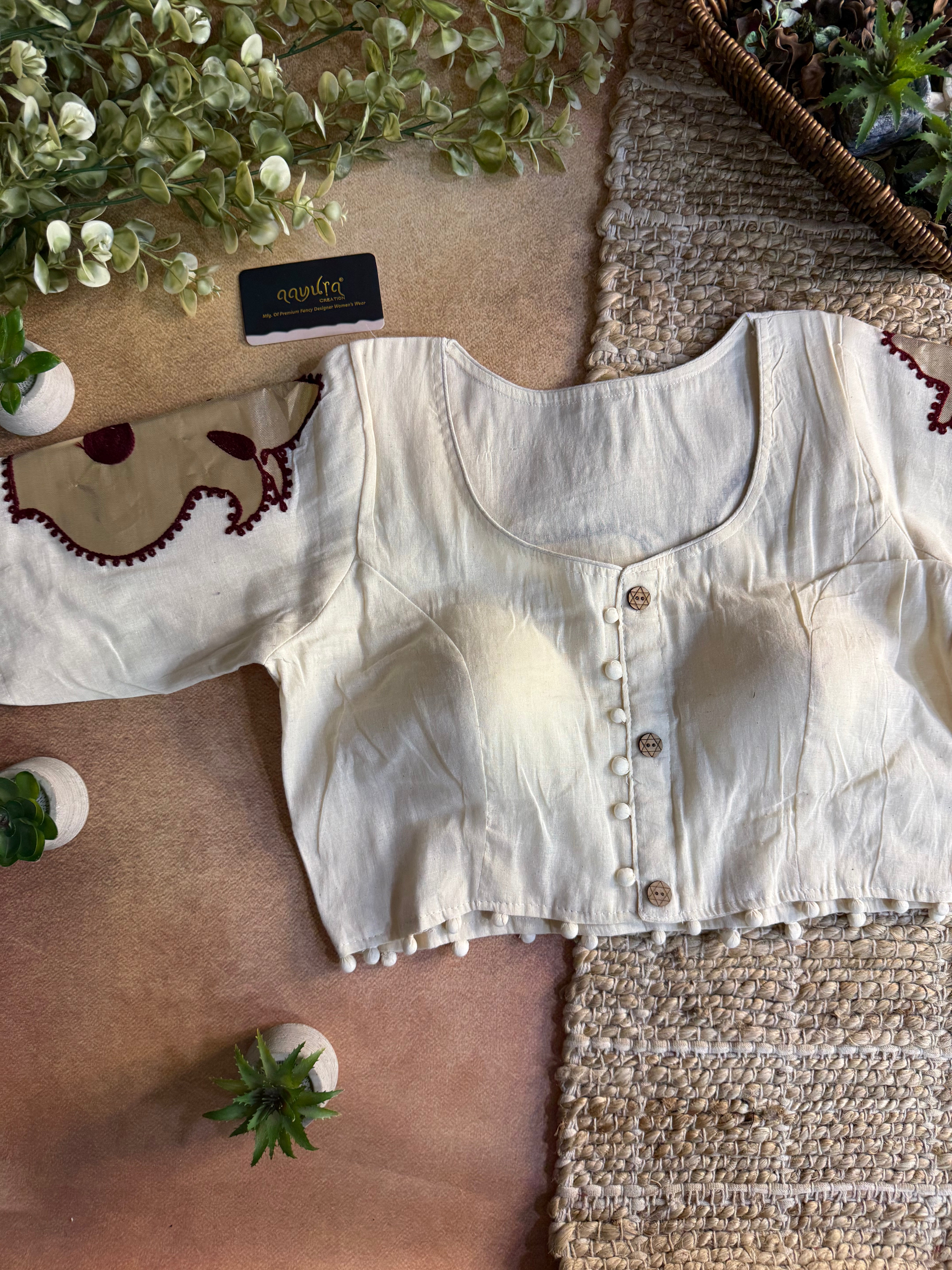 Vasudha Patch Work Blouse
