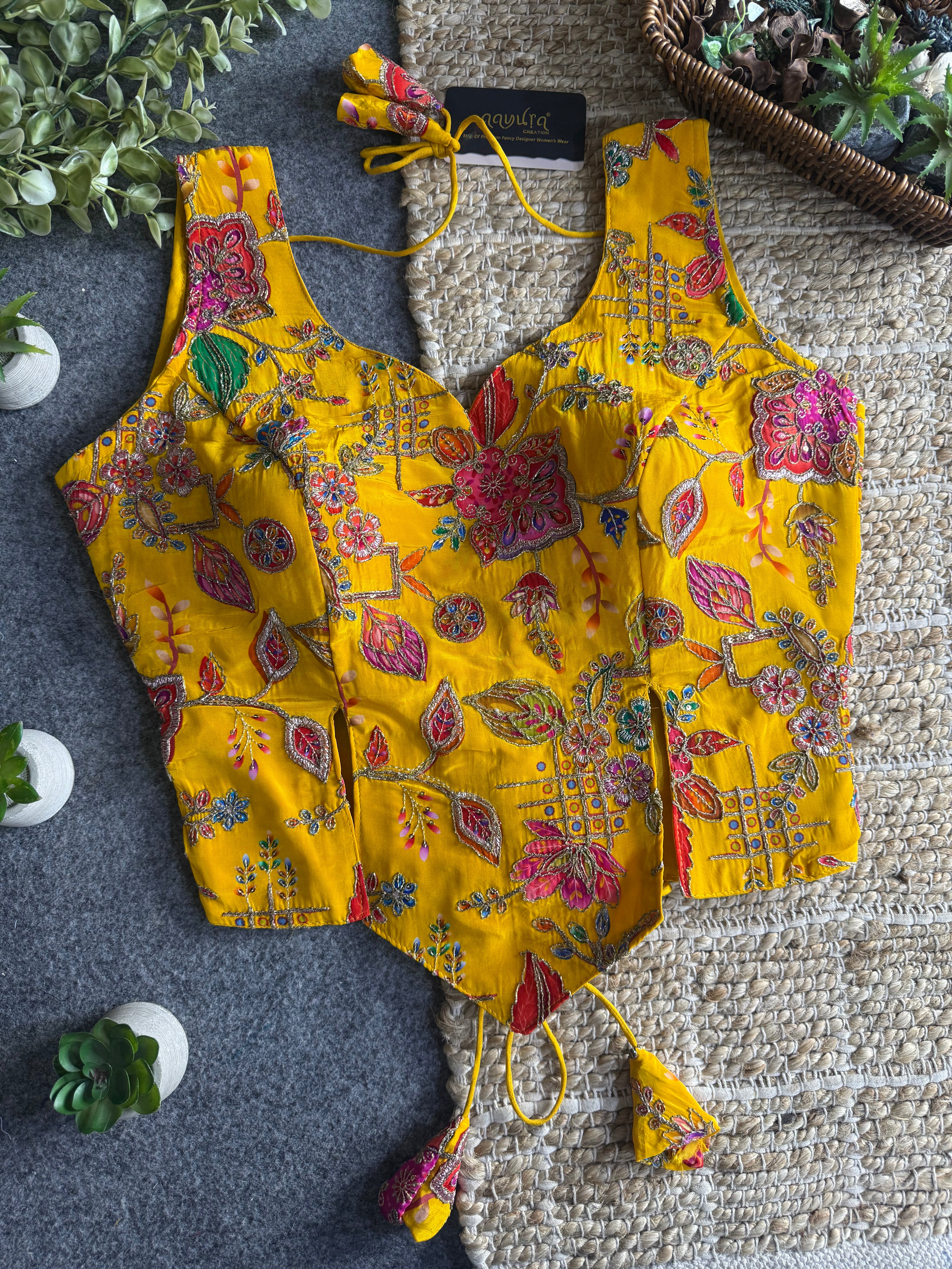 Vibha Position Work Blouse