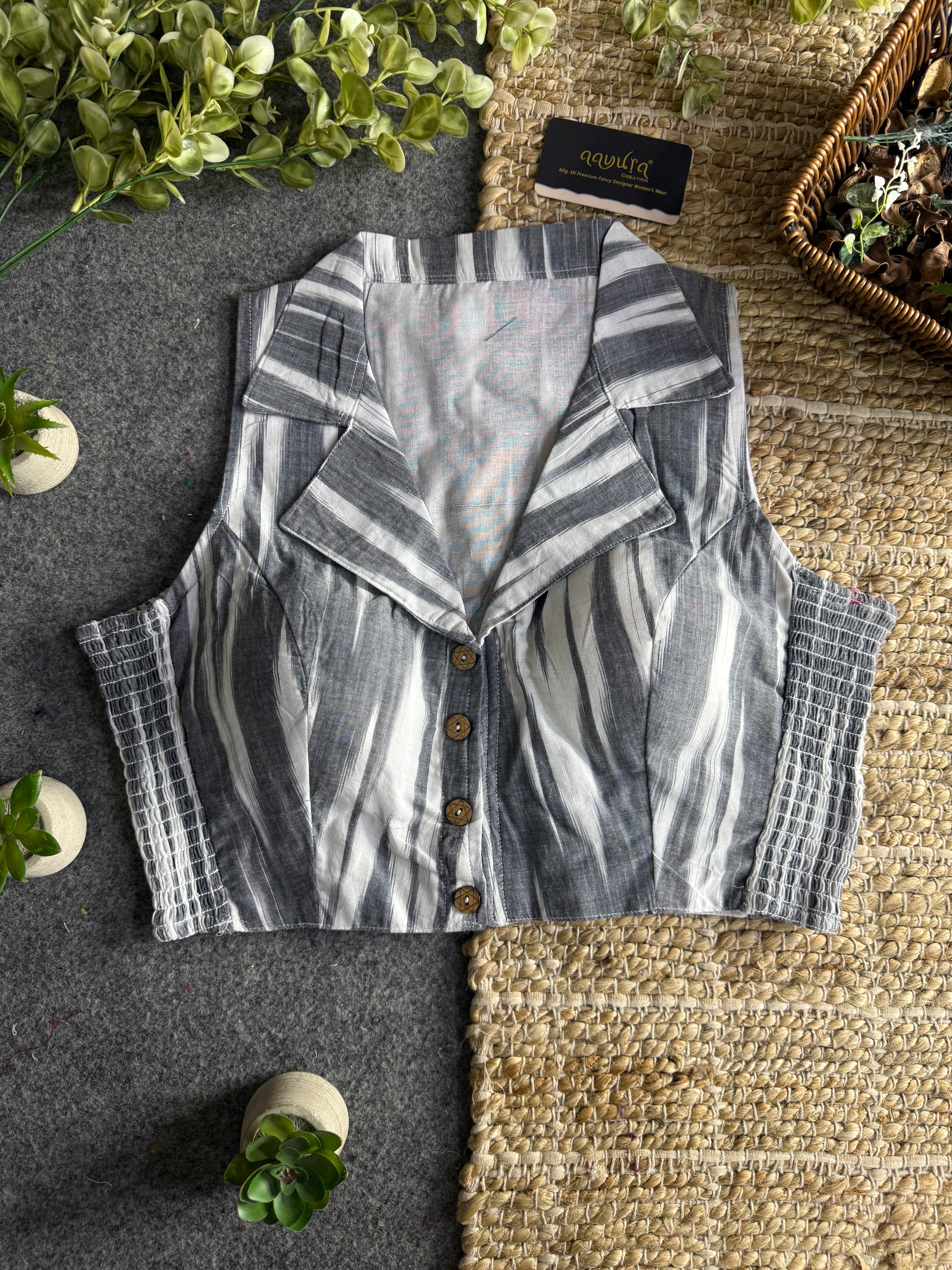 Comfort Fit Ikkath Streachable Blouse